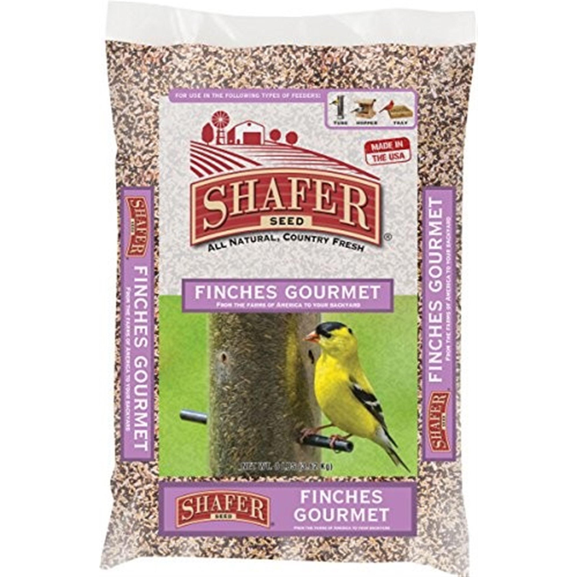 Shafer Seed Finches Gourmet Bird Food, 8 Pounds