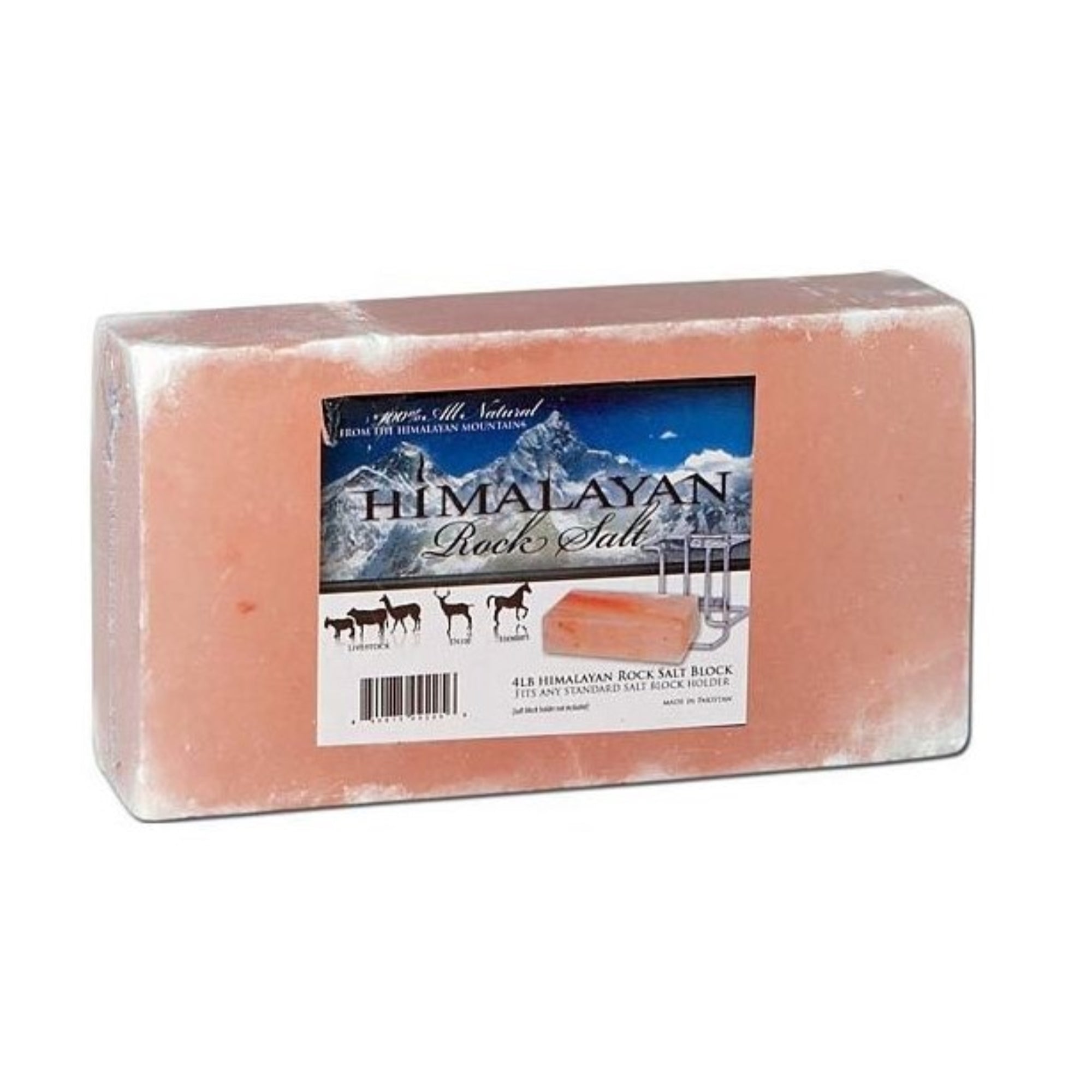 Talisker Bay Pink Himalayan Salt Brick, 4 lb, 7.5"
