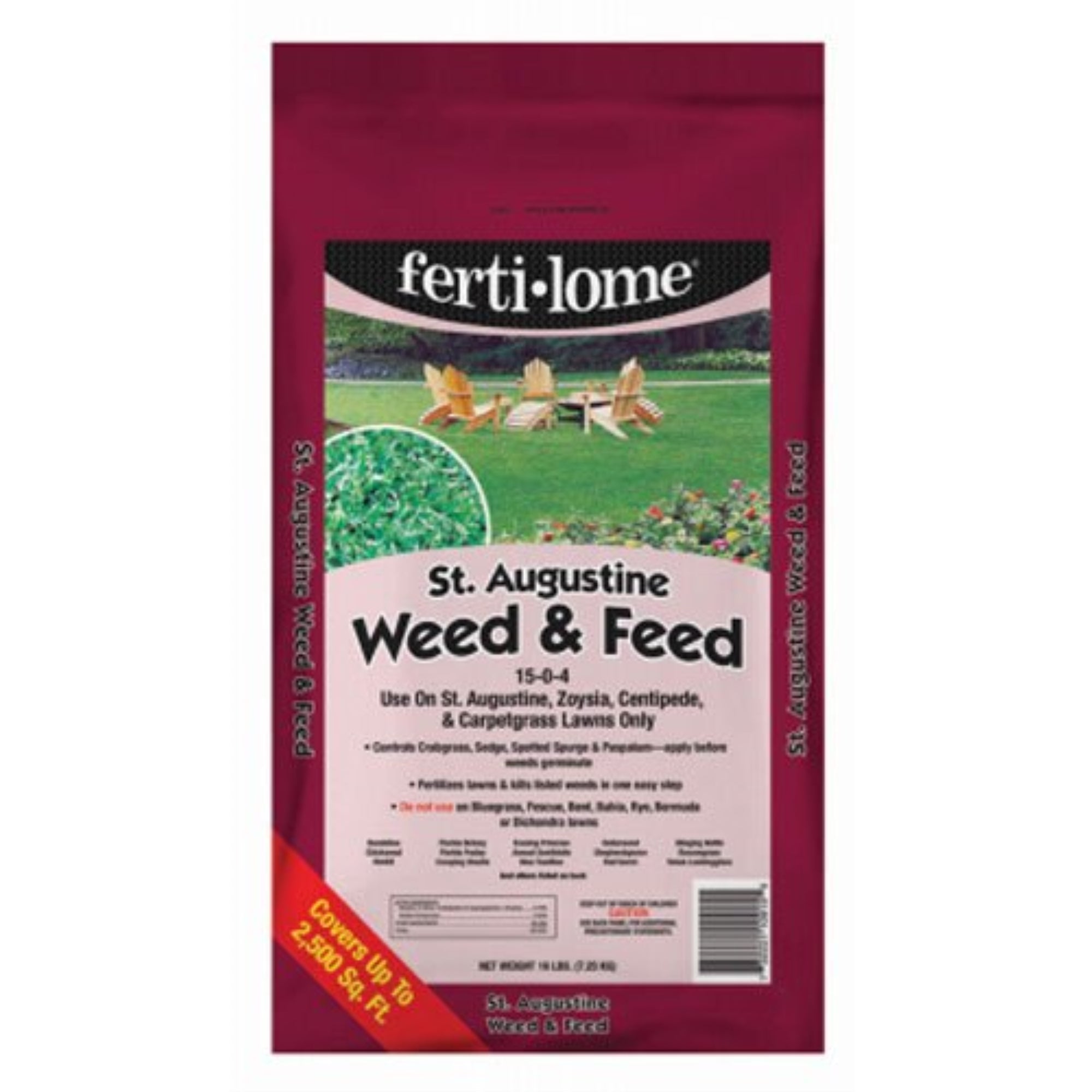 VPG Fertilome St. Augustine Weed and Feed 15-0-4 (16lb bag)