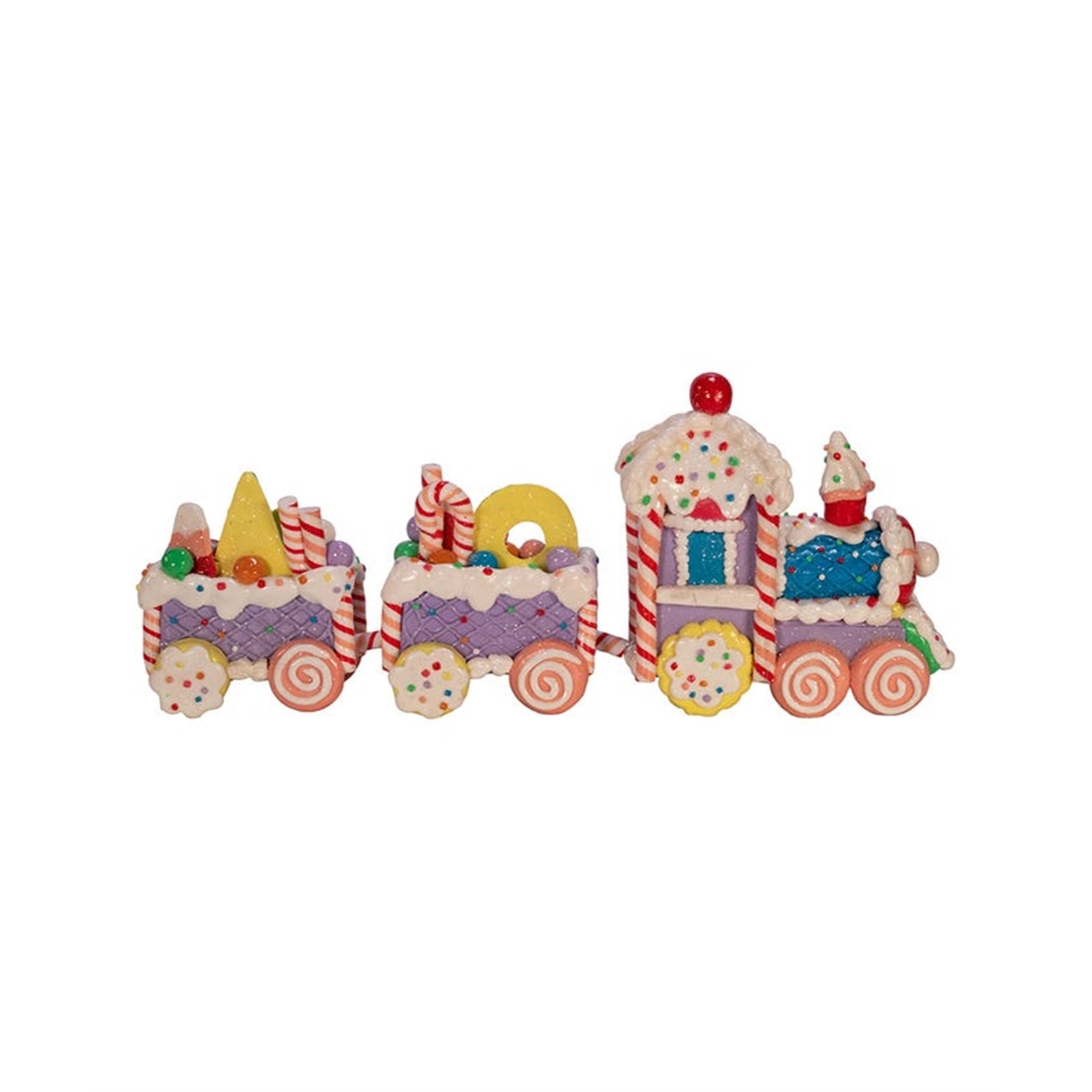 Kurt S. Adler Claydough Gingerbread and Candy Train Set, 14.4"