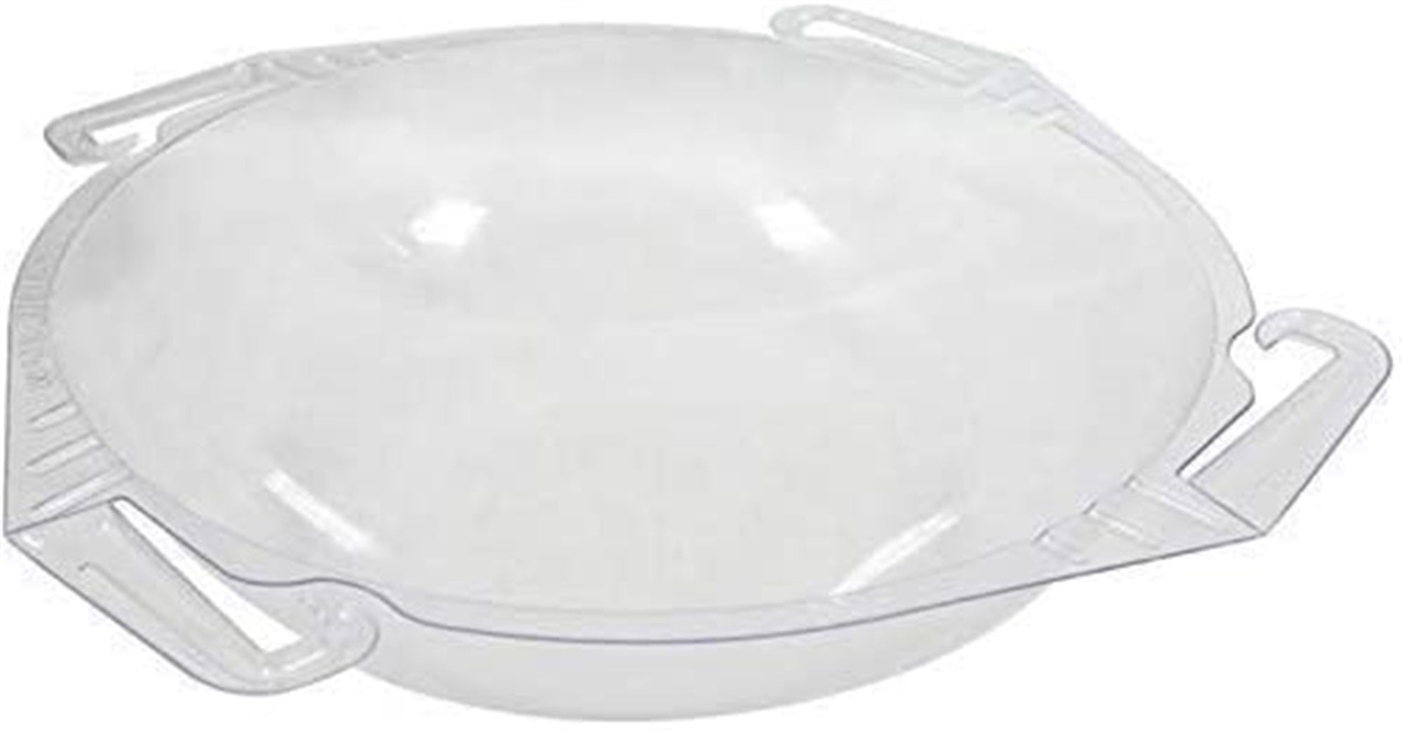 Curtis Wagner Plastics Clear Hanging Basket Drip Pan, 12-14" (1 Pack)