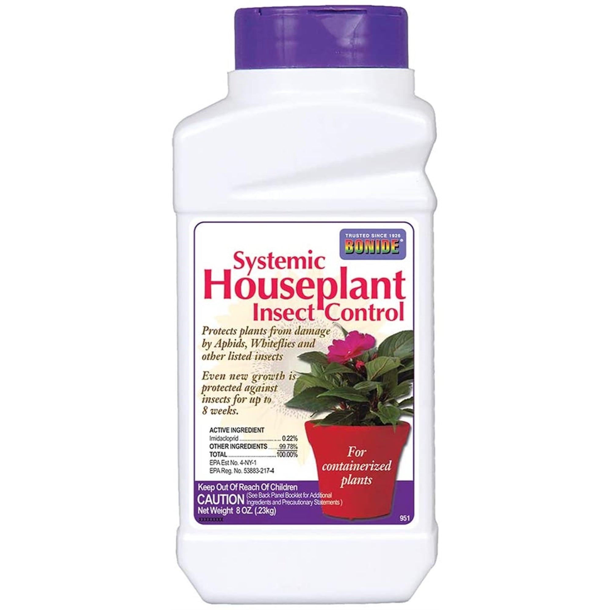 Bonide Products Houseplant Systemic Insect Control Granules, 8-oz.