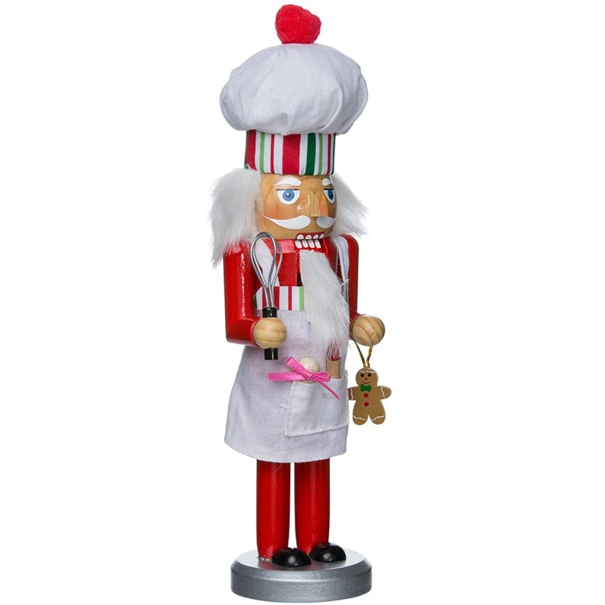 Kurt Adler Chef With Gingerbread Nutcracker, 10"