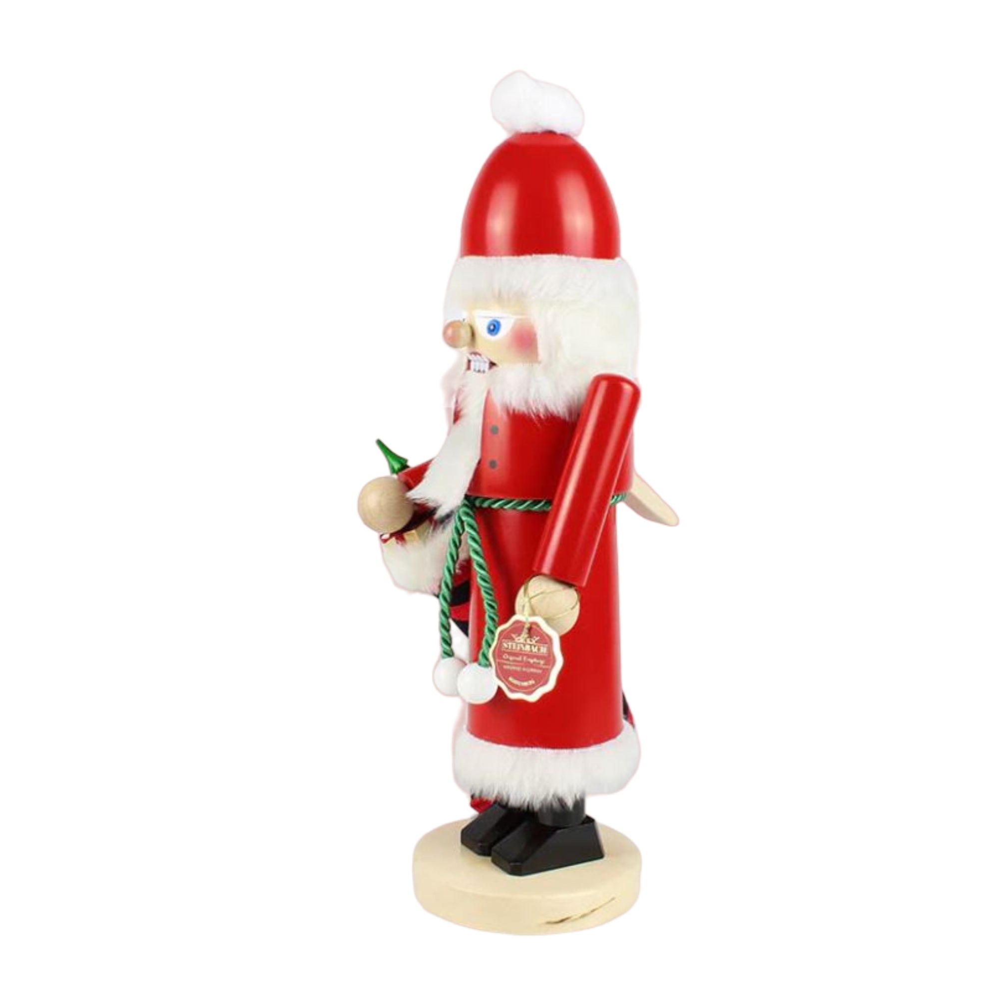 Steinbach Big Nutcracker Collection, Santa Filling Socks, 16.5"