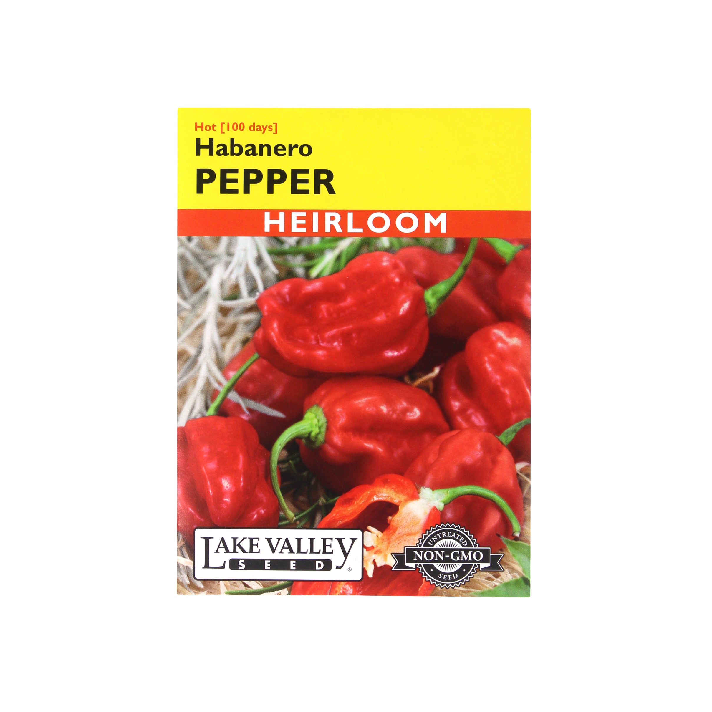 Lake Valley Seed Pepper, Hot Habanero Heirloom, 0.3g