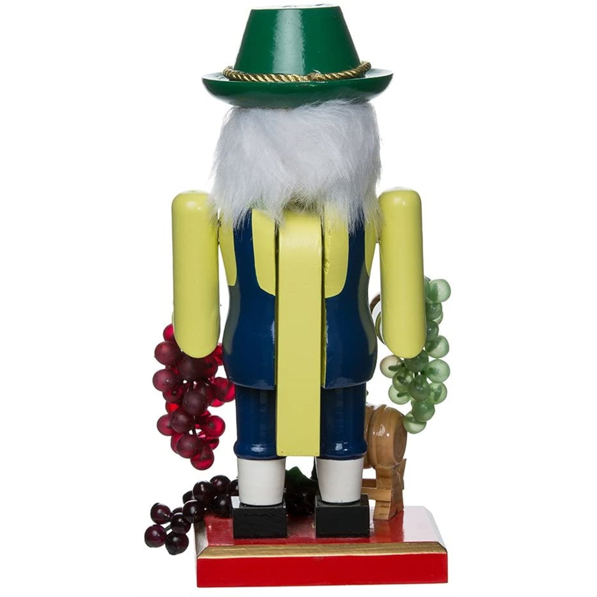 Kurt Adler Chubby Nutcracker Collection, Winemaker Nutcracker, 10.25"