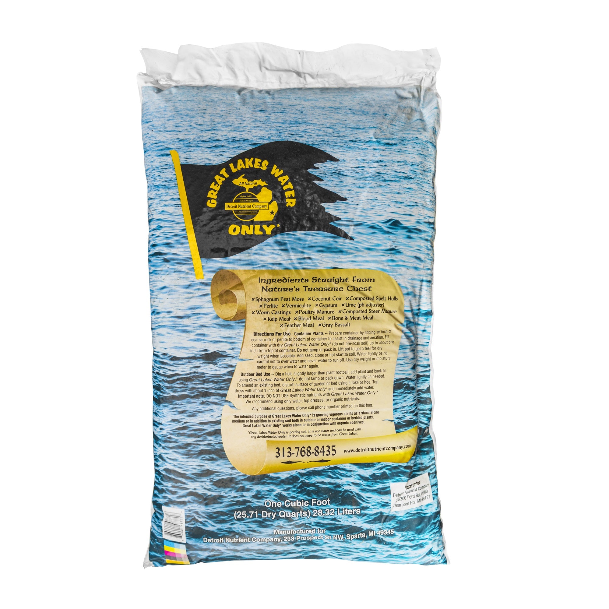 DNC Great Lakes All Natural Water Only Soil, 15 Pound Bag
