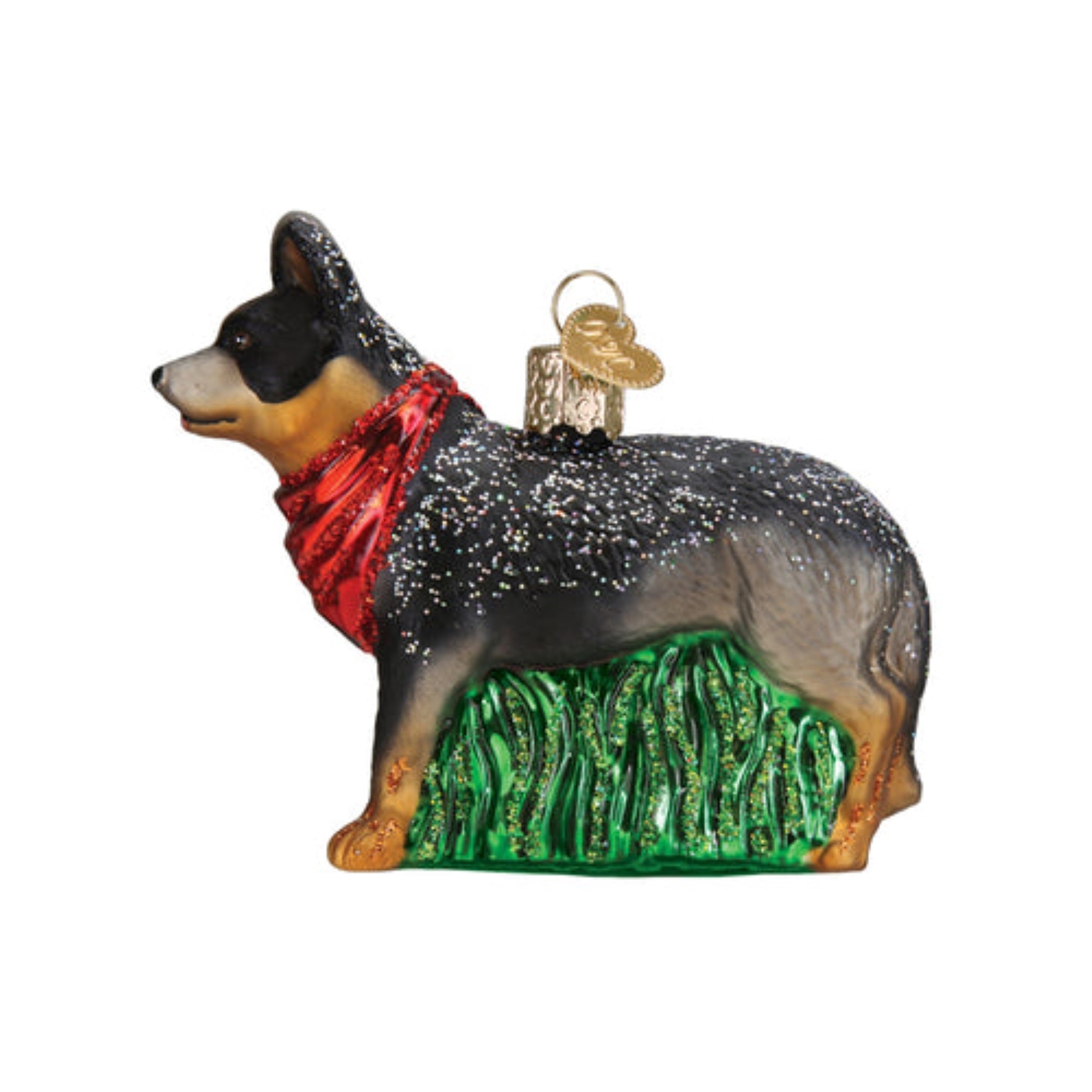 Old World Christmas Blown Glass Christmas Ornament, Australian Cattle Dog