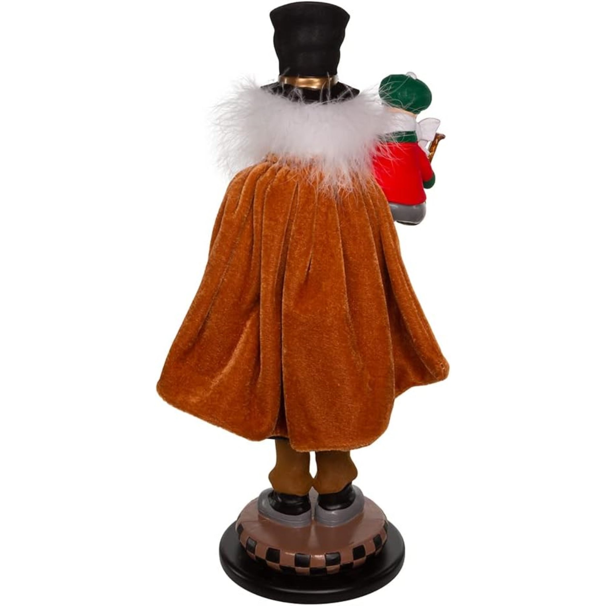 Kurt Adler Bob Cratchit and Tiny Tim Nutcracker Christmas Decoration, 17"