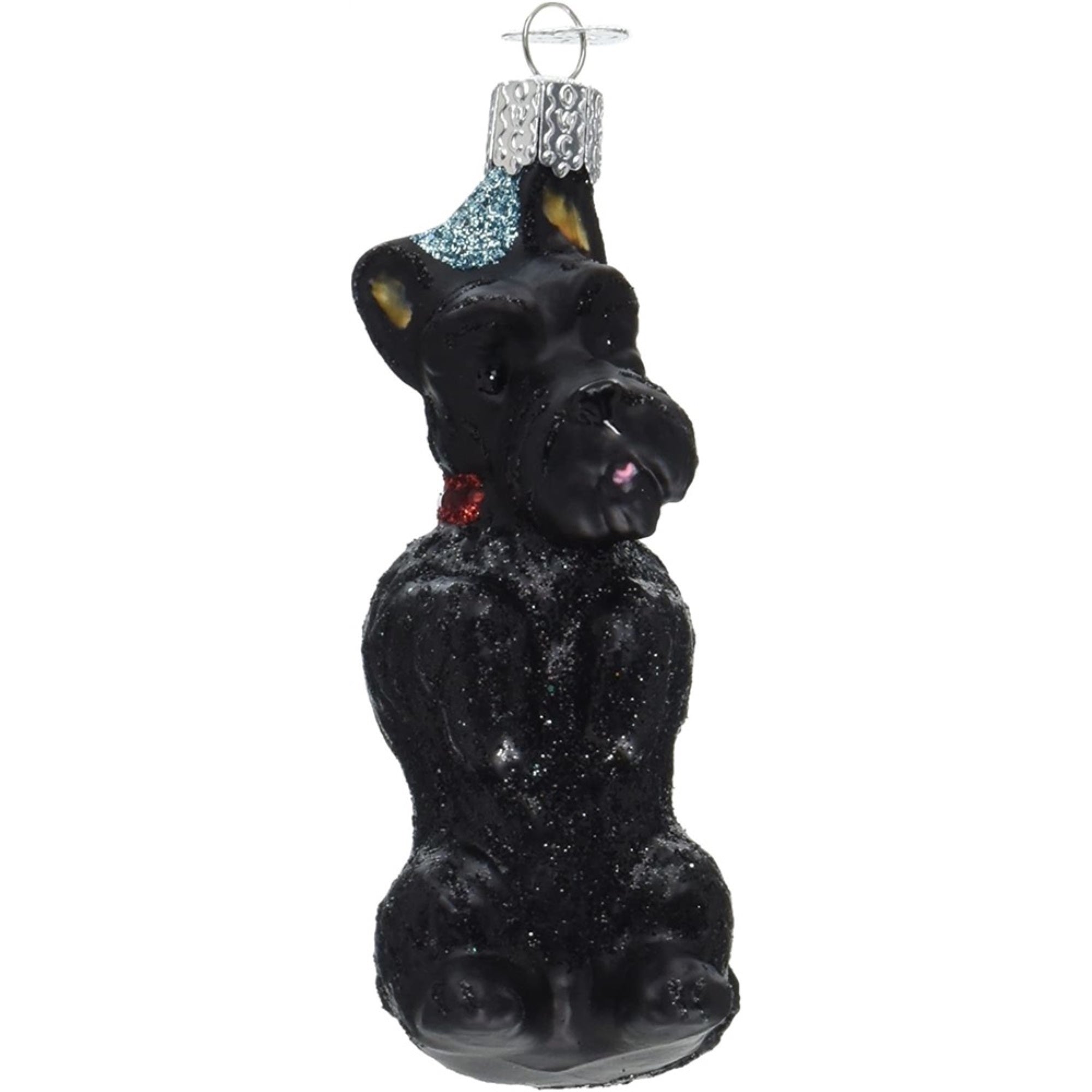 Old World Christmas Glass Blown Scottish Terrier Ornament