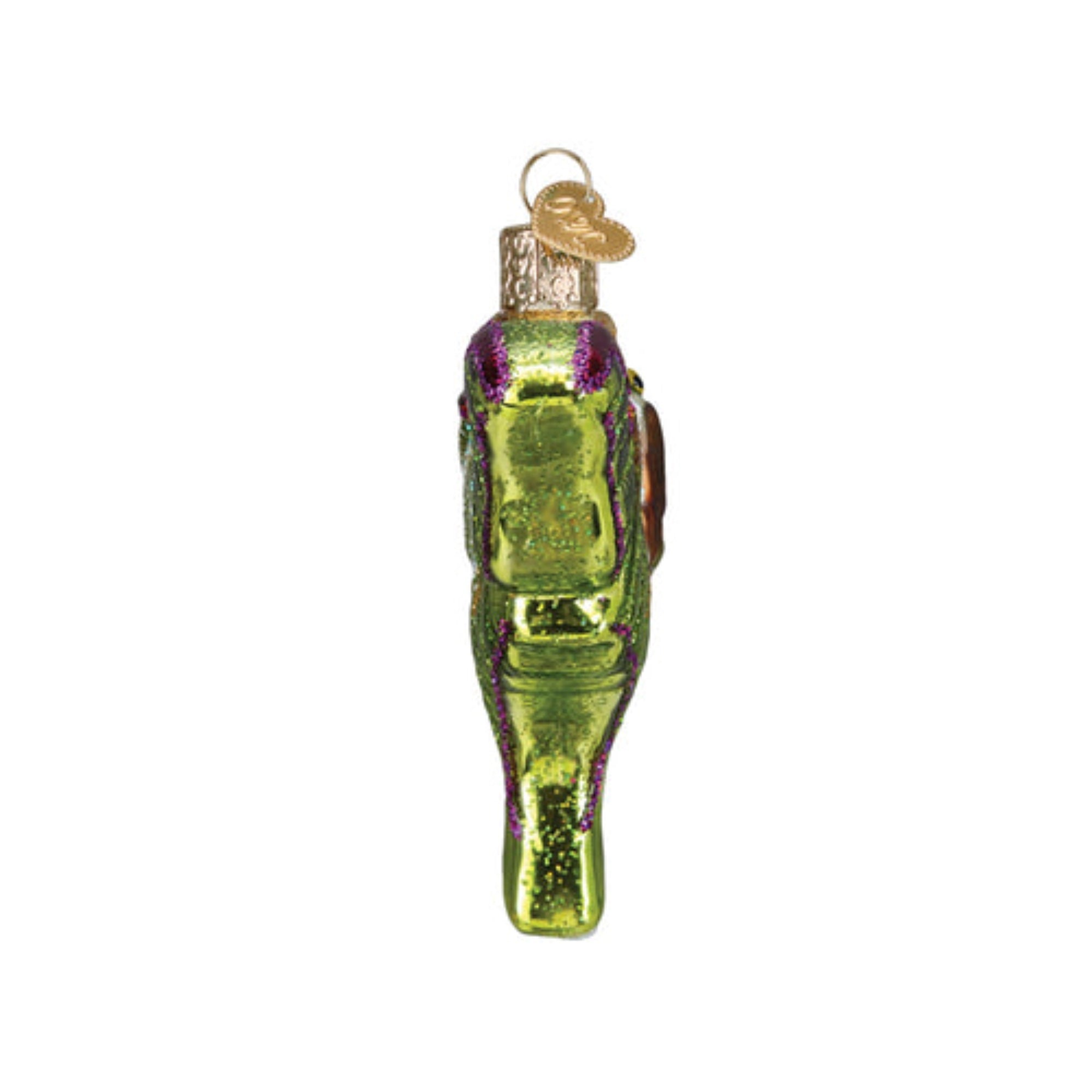 Old World Christmas Luna Moth Blown Glass Holiday Tree Ornament