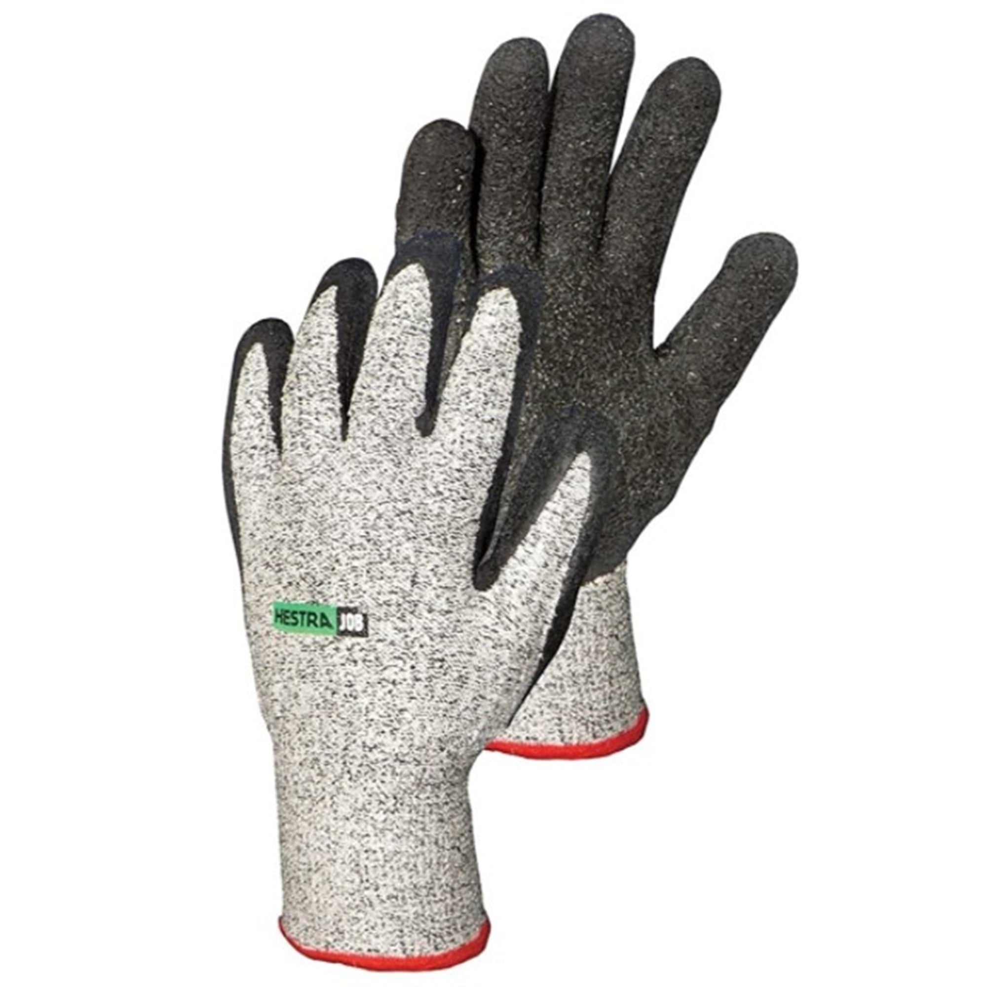 HestraJob Latex Cut Resistant Utility Gloves, Grey,  Size 11