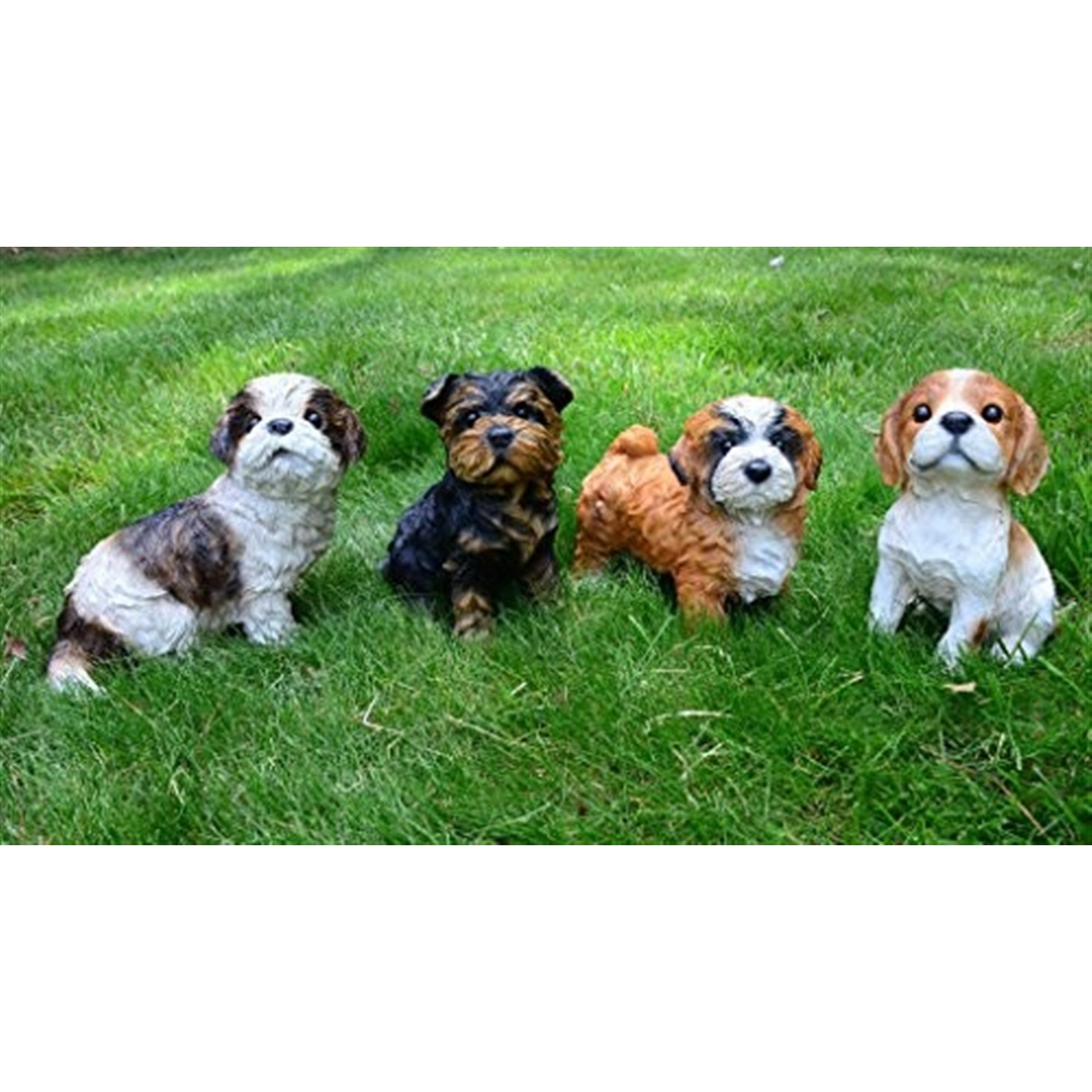 Michael Carr Designs Figurine for Gardens, Patios and Lawns, Cavalier King Charles Spaniel Puppy