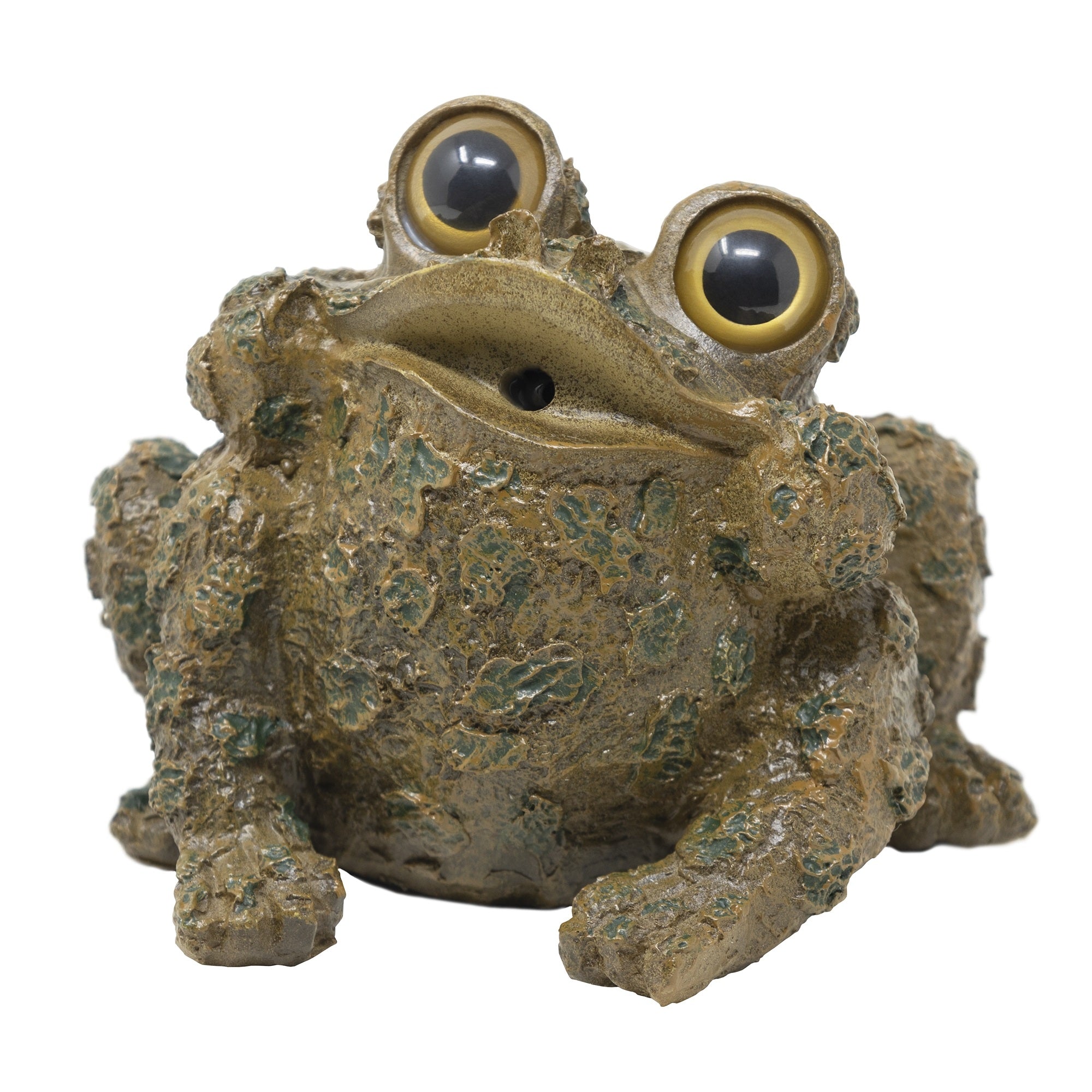 Michael Carr Designs Norton Croaker Brown Statue Outdoor Toad Figurine