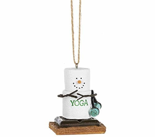Ganz Resin S'mores Yoga Hanging Christmas Tree Ornament