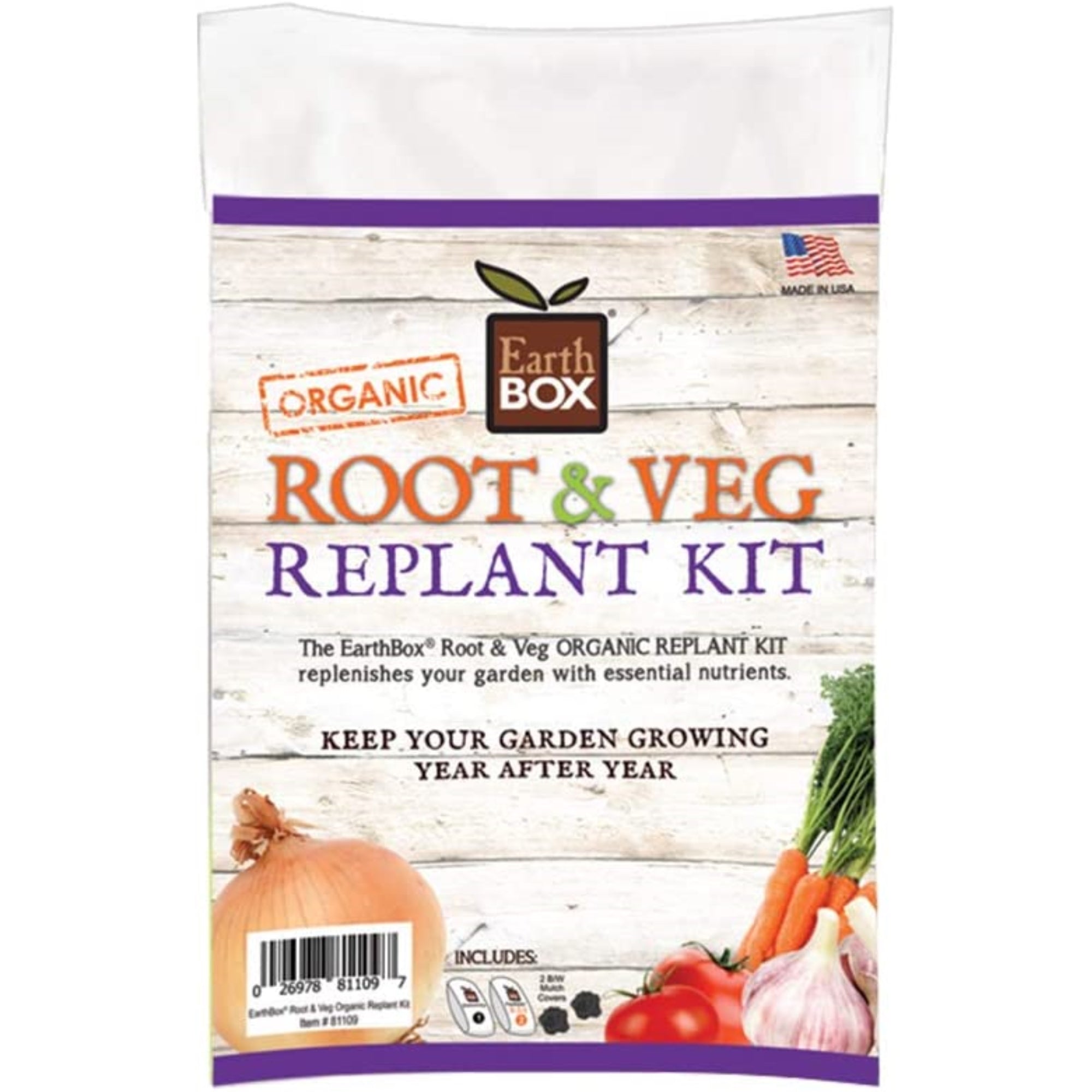 EarthBox Natural Root & Veg Garden Replant Kit