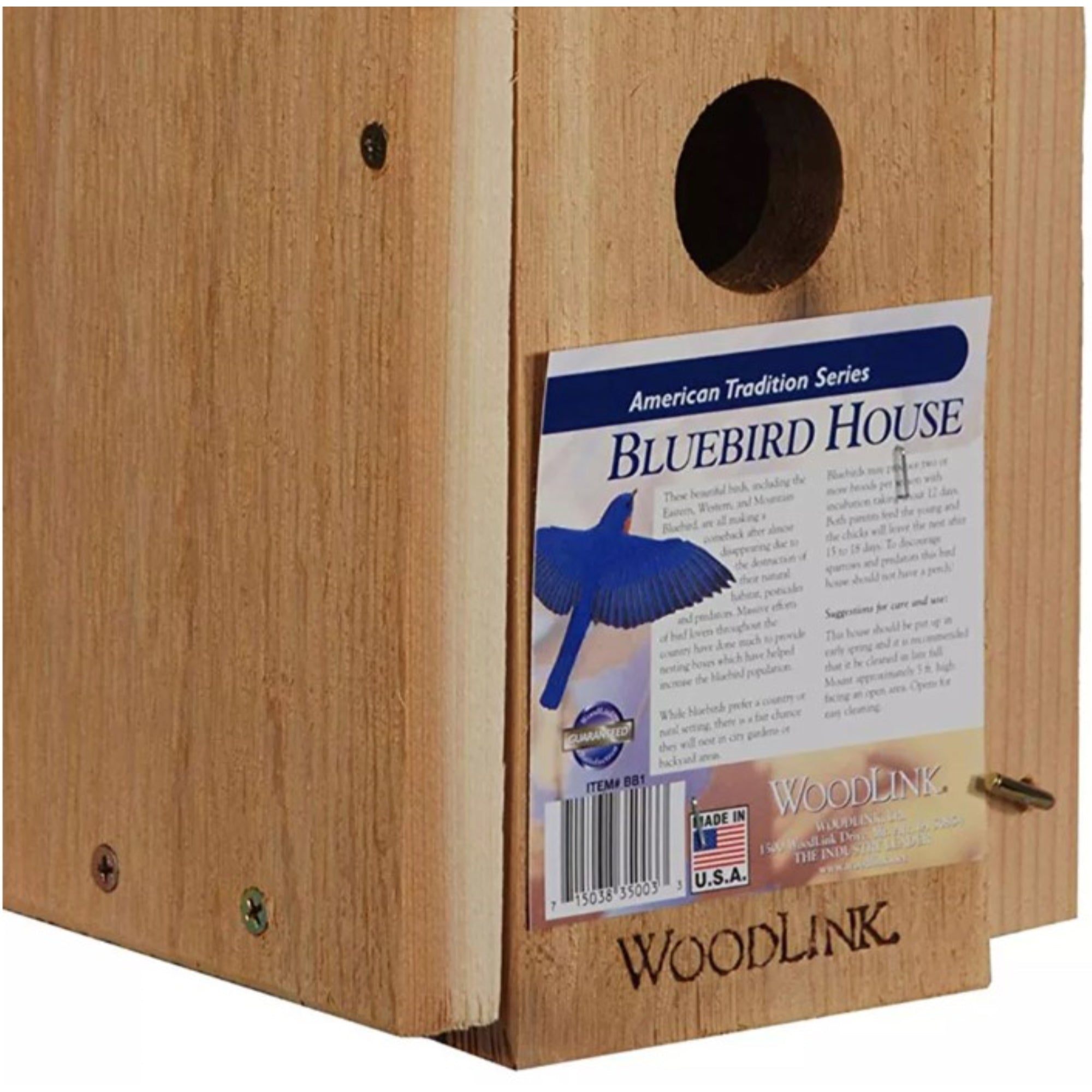 Woodlink Audubon Cedar Bluebird House