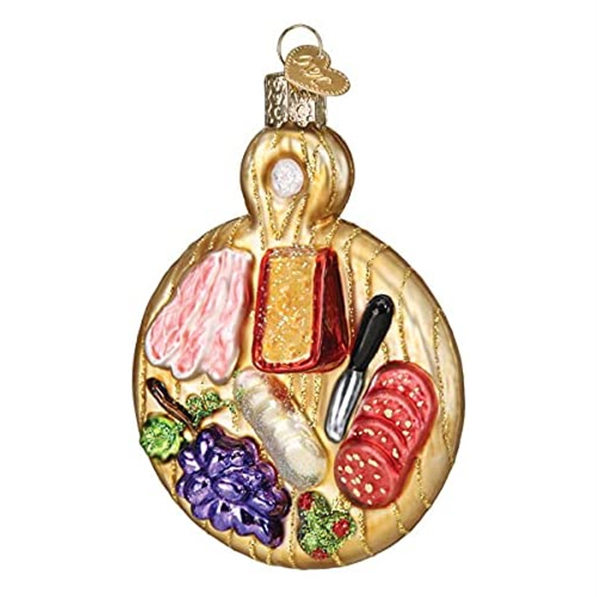 Old World Christmas Glass Blown Ornament, Charcuterie Board