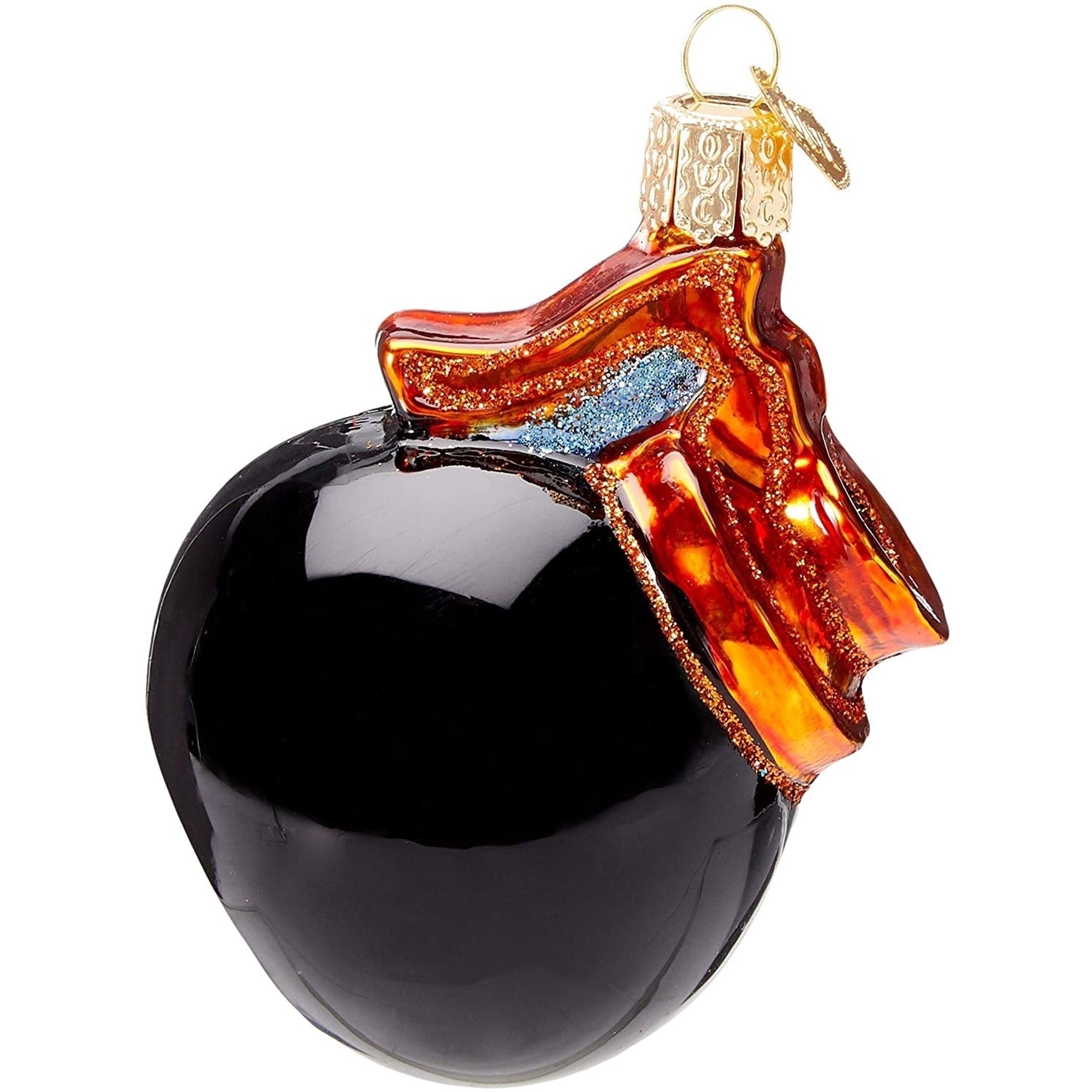 Old World Christmas Blown Glass Christmas Ornament, Coffee Pot