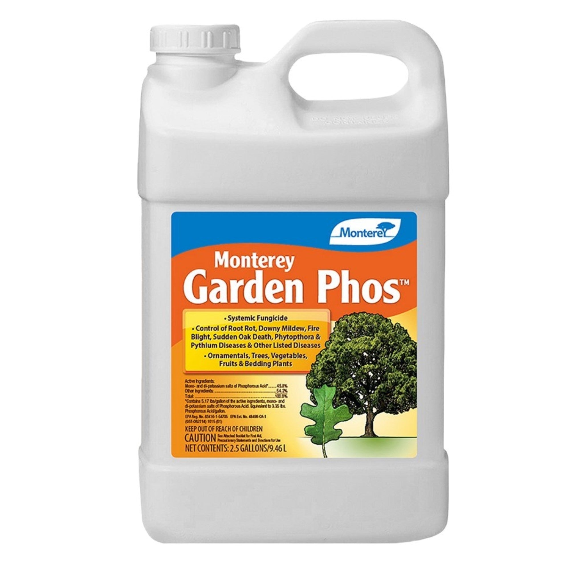 Monterey Garden Phos Systemic Fungicide, 2.5 Gallons