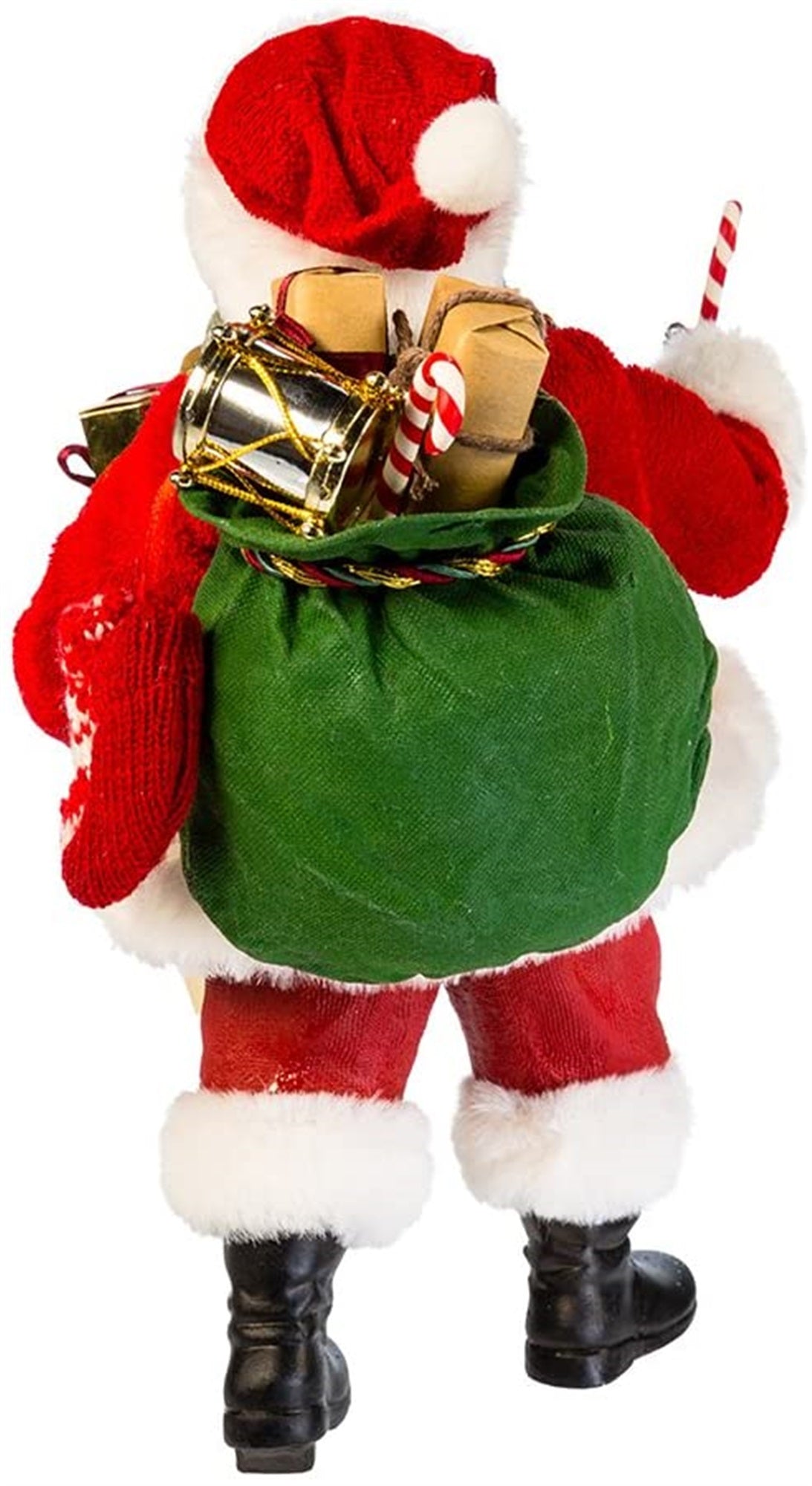 Kurt Adler Fabriché Collection, African American Santa with List, 10.5"