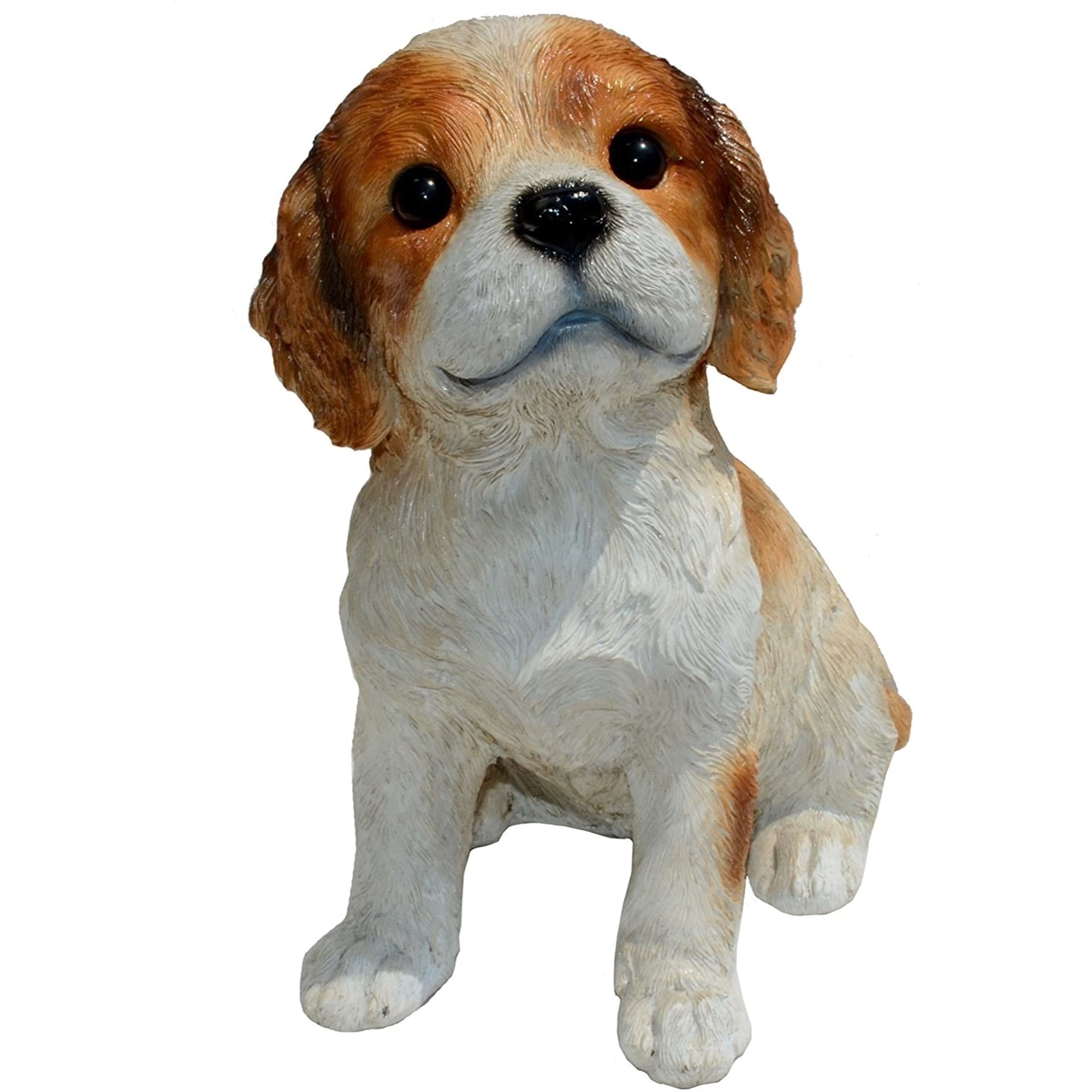 Michael Carr Designs Figurine for Gardens, Patios and Lawns, Cavalier King Charles Spaniel Puppy
