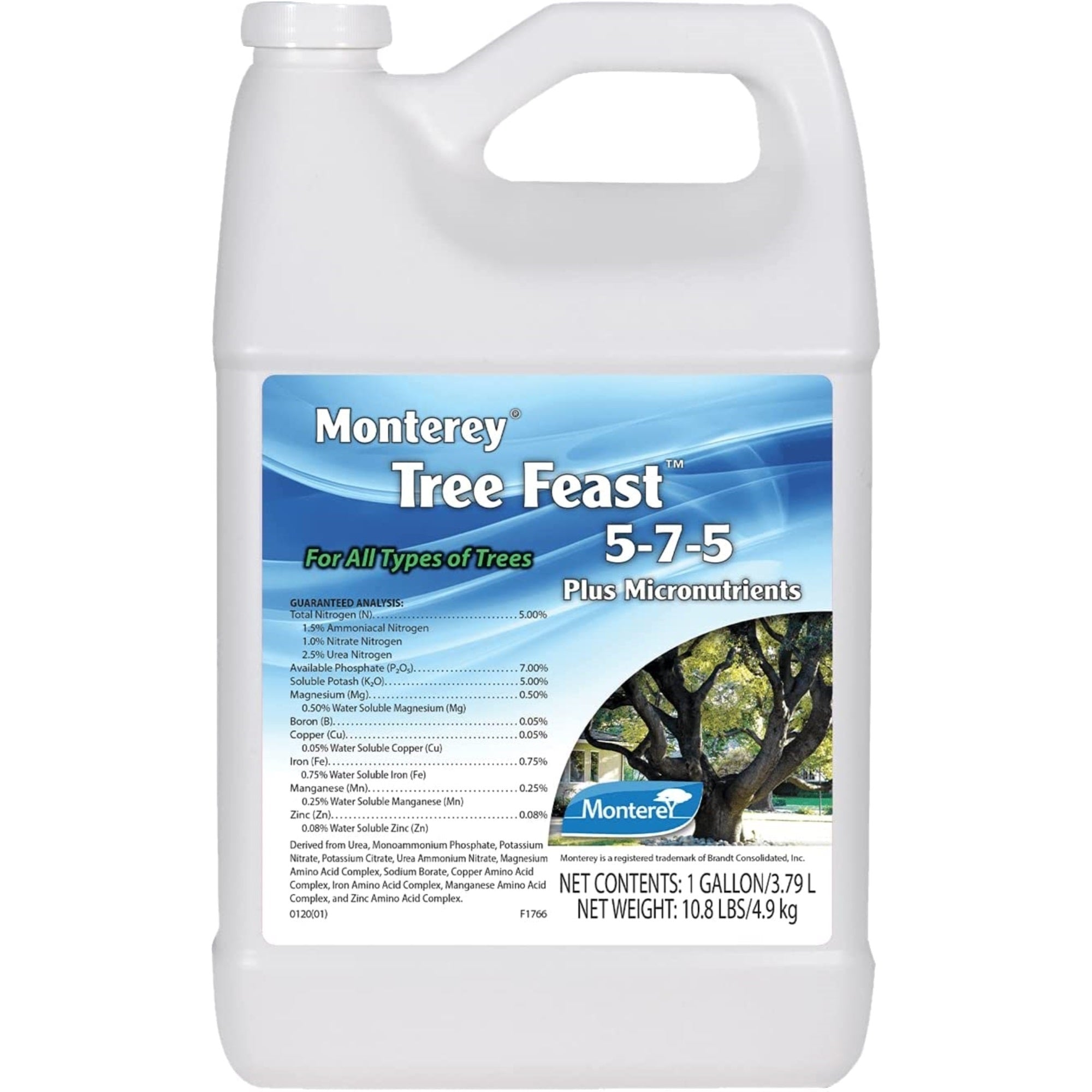 Monterey Concentrate Tree Feast 5-7-5 Plant Fertilizer, 1 Gallon