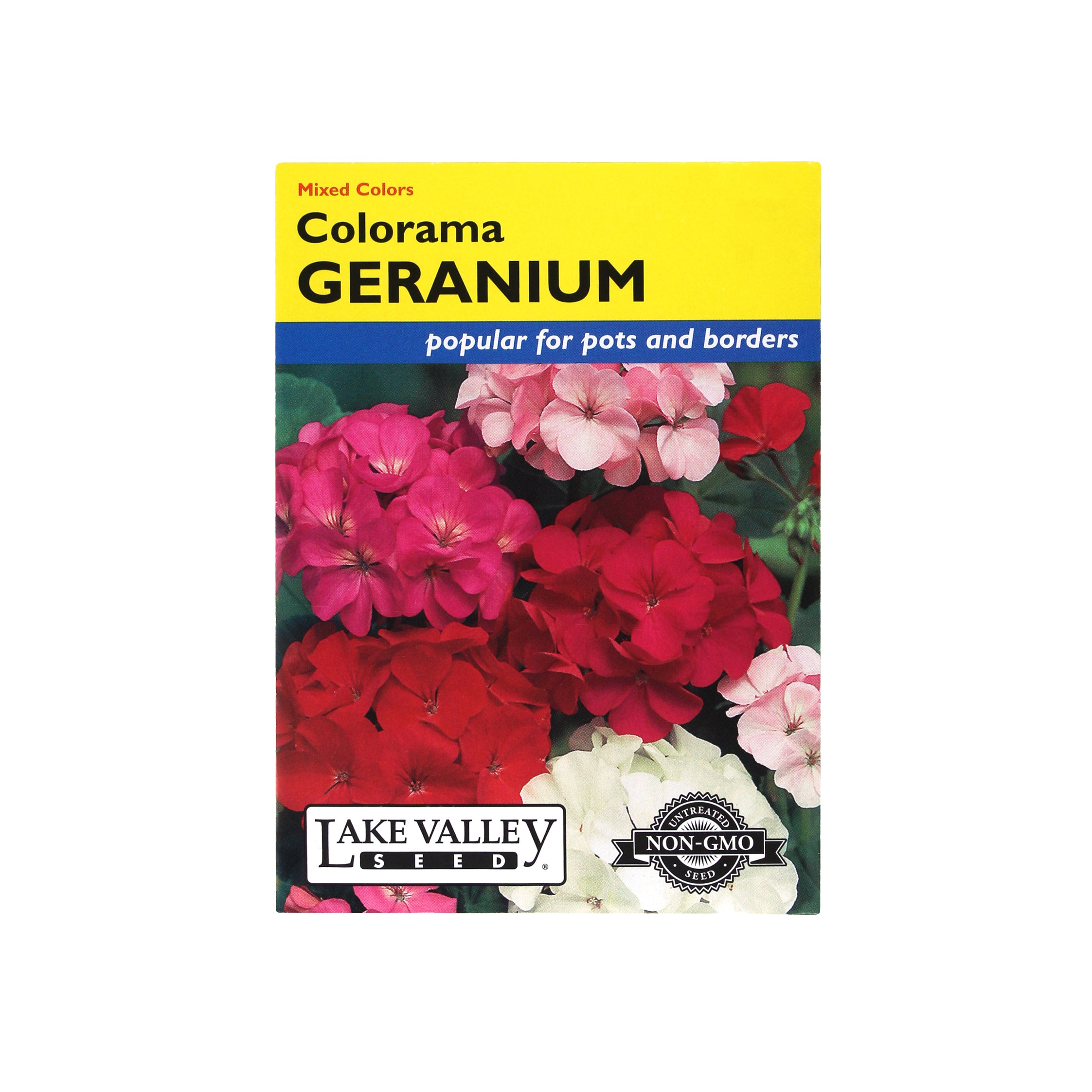 Lake Valley Seeds Geranium, Colorama Mixed Colors, 0.05g