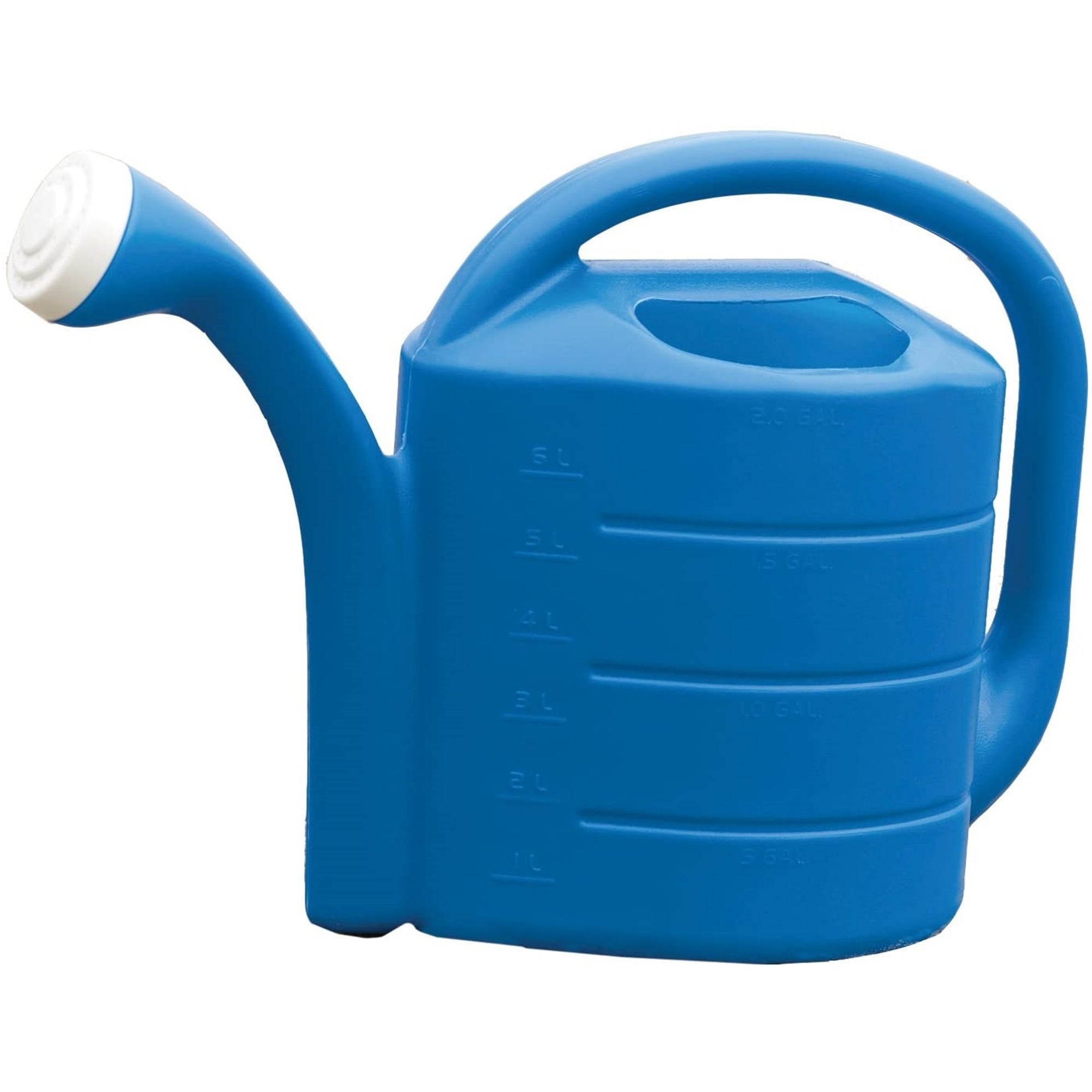 Novelty Deluxe Plastic Watering Can, Bright Blue, 2 Gallons