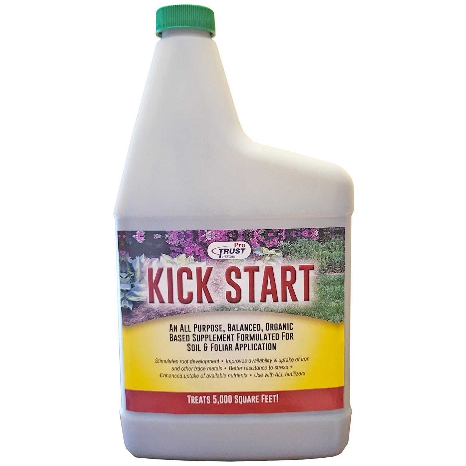Pro Trust Products Kick Start Fertilizer Organic Liquid Concentrate Foliar Supplement, 1 Oz, 5,000 Sq. Ft