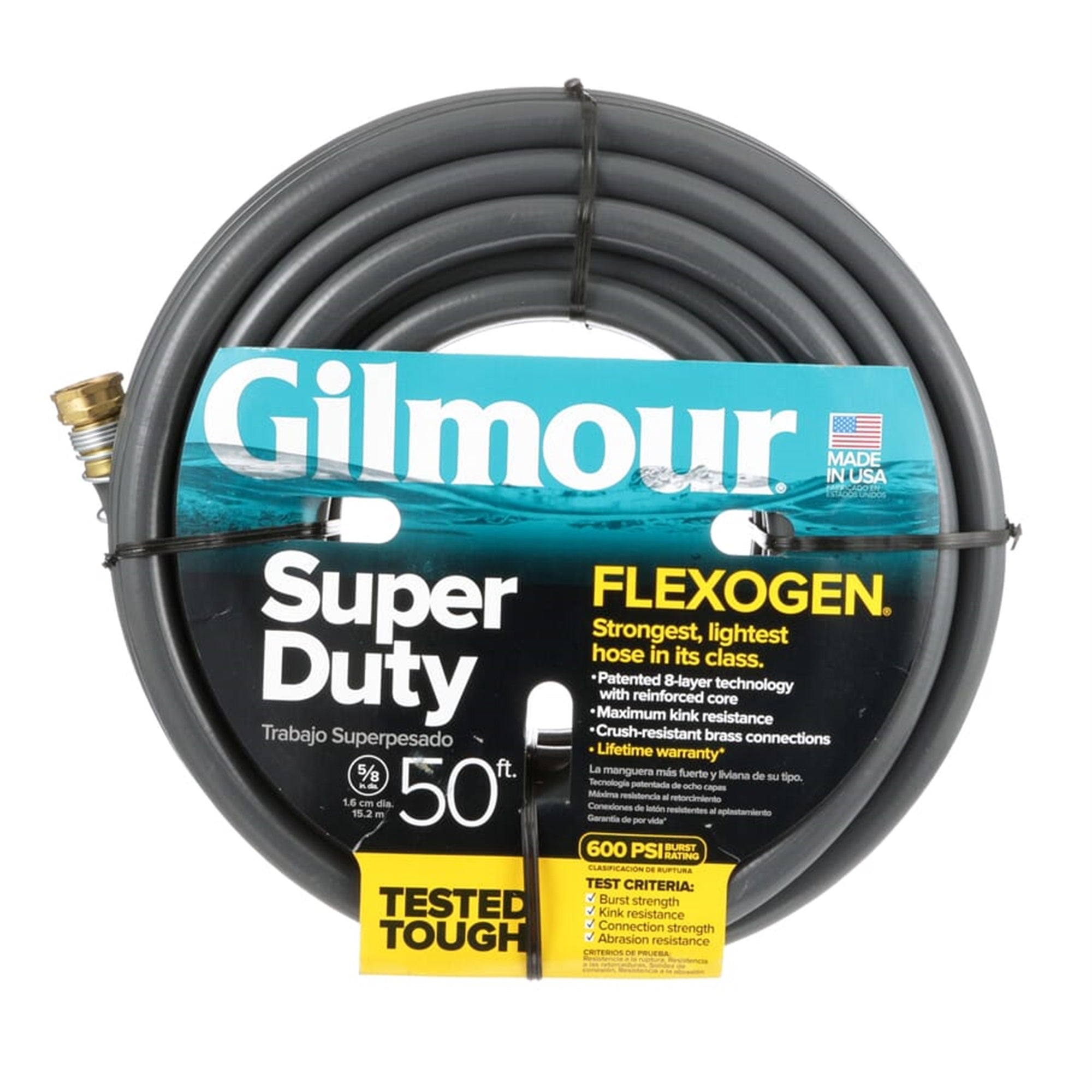 Gilmour Super Duty Flexogen 5/8 Inch x 50 Foot Hose
