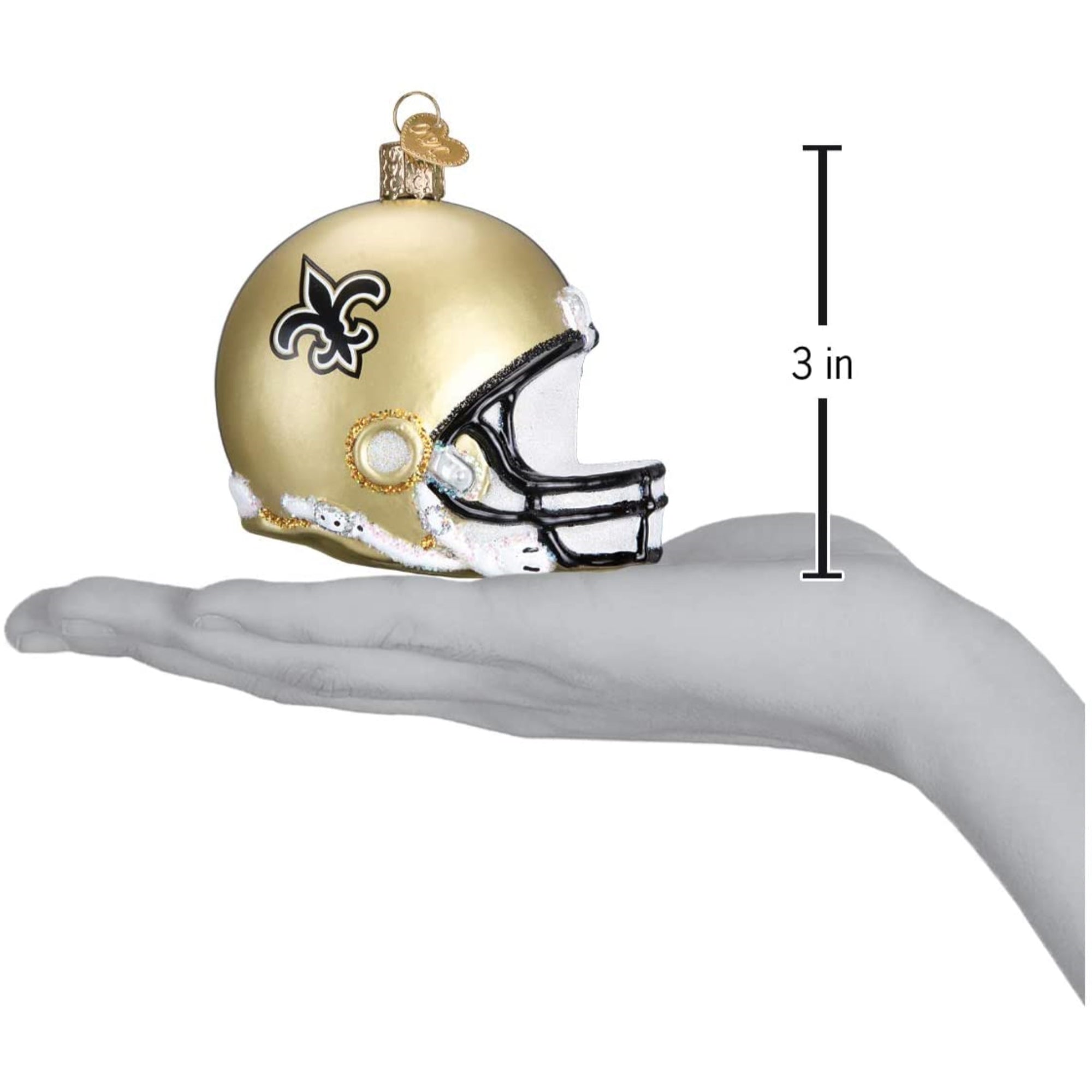 Old World Christmas New Orleans Saints Helmet Ornament For Christmas Tree