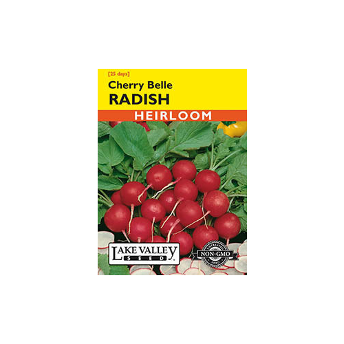 Lake Valley Seed Radish, Cherry Belle Heirloom, 4g