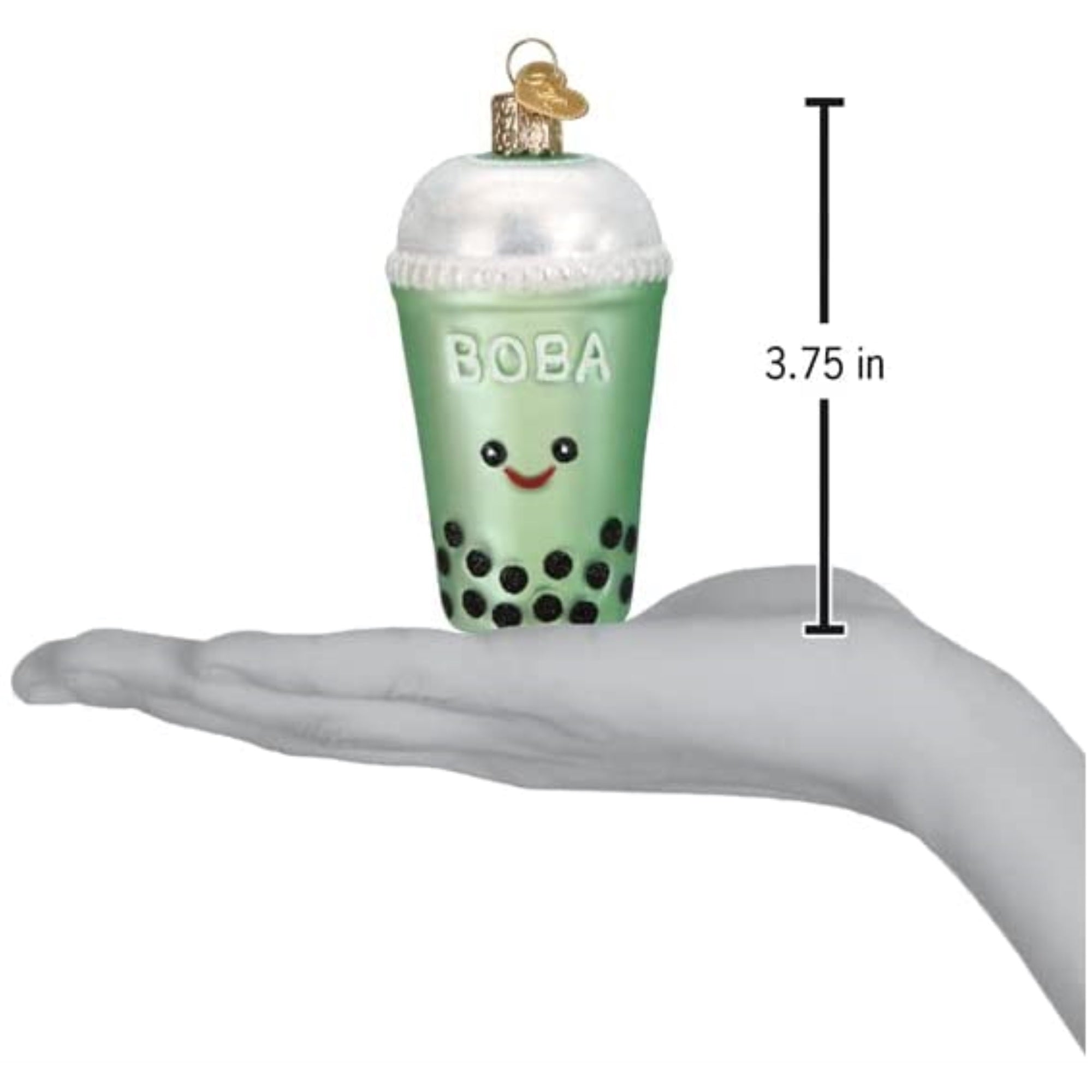 Old World Christmas Glass Blown Tree Ornament, Boba Tea