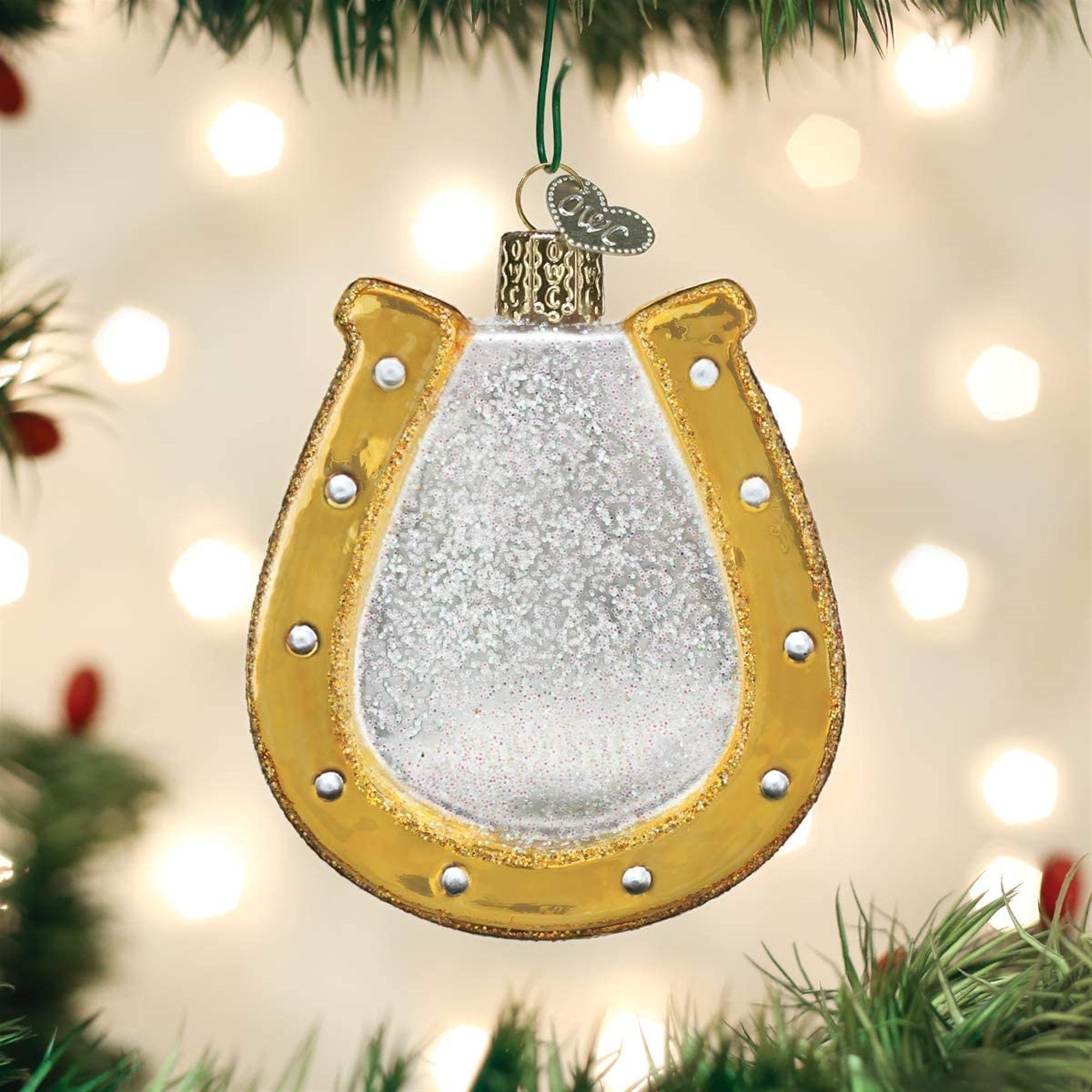 Old World Christmas Horseshoe Ornament For Christmas Tree