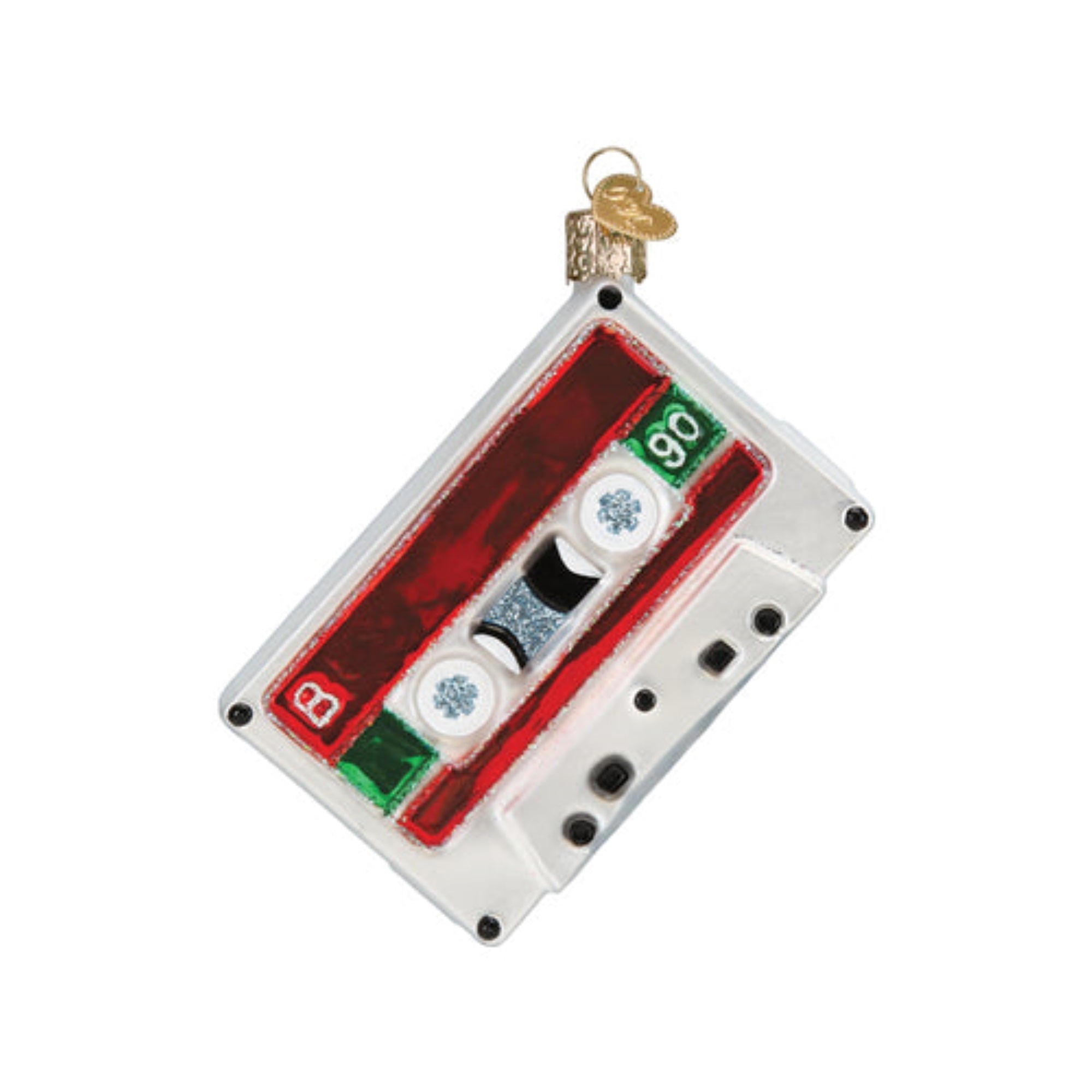 Old World Christmas Christmas Mixtape Blown Glass Holiday Ornament For Tree