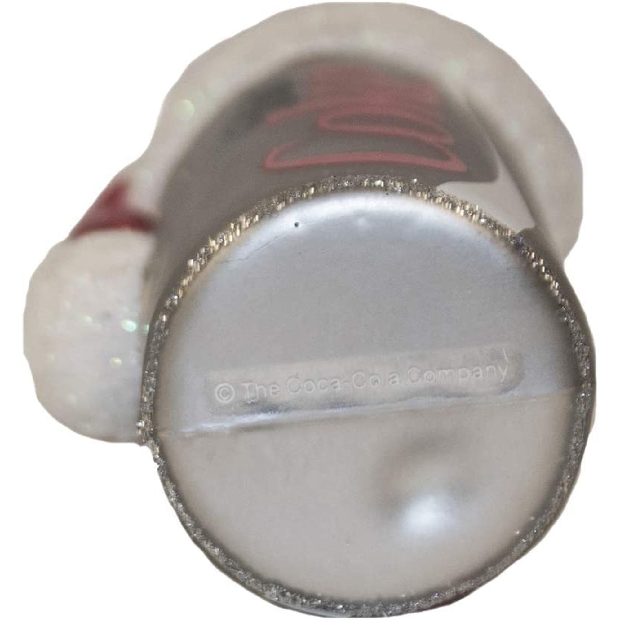 Kurt Adler Coca-Cola Glass Diet Coke Can With Santa Hat Ornament, 4.5"