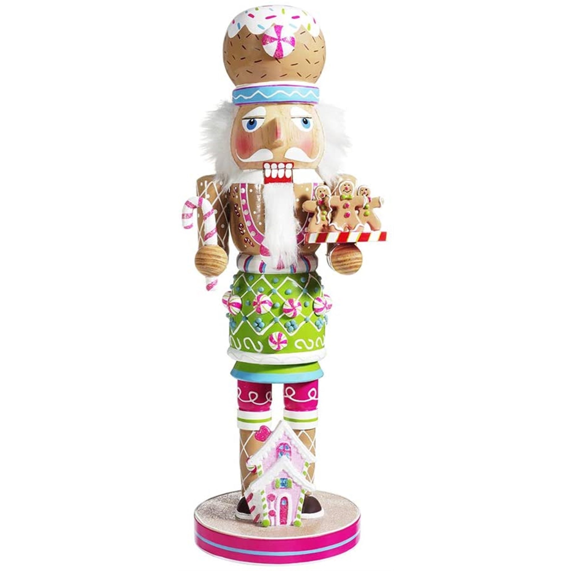 Kurt Adler Gingerbread Nutcracker, 16"