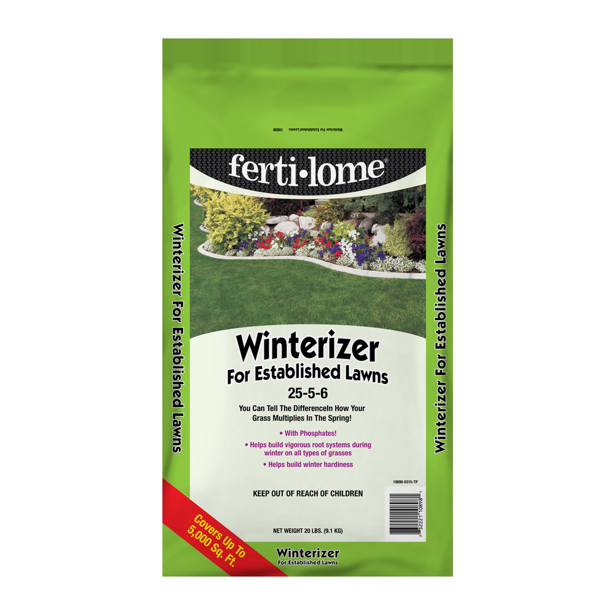 Winterizer For Established Lawns 25-5-6 with Phosphates, 20 lb