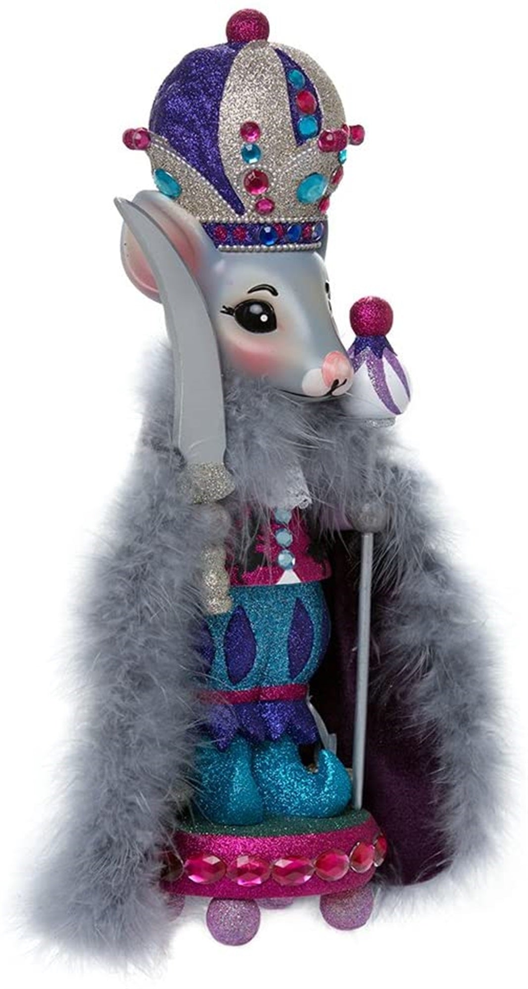 Kurt Adler Kurt Adler Hollywood Mouse King Nutcracker, 15"