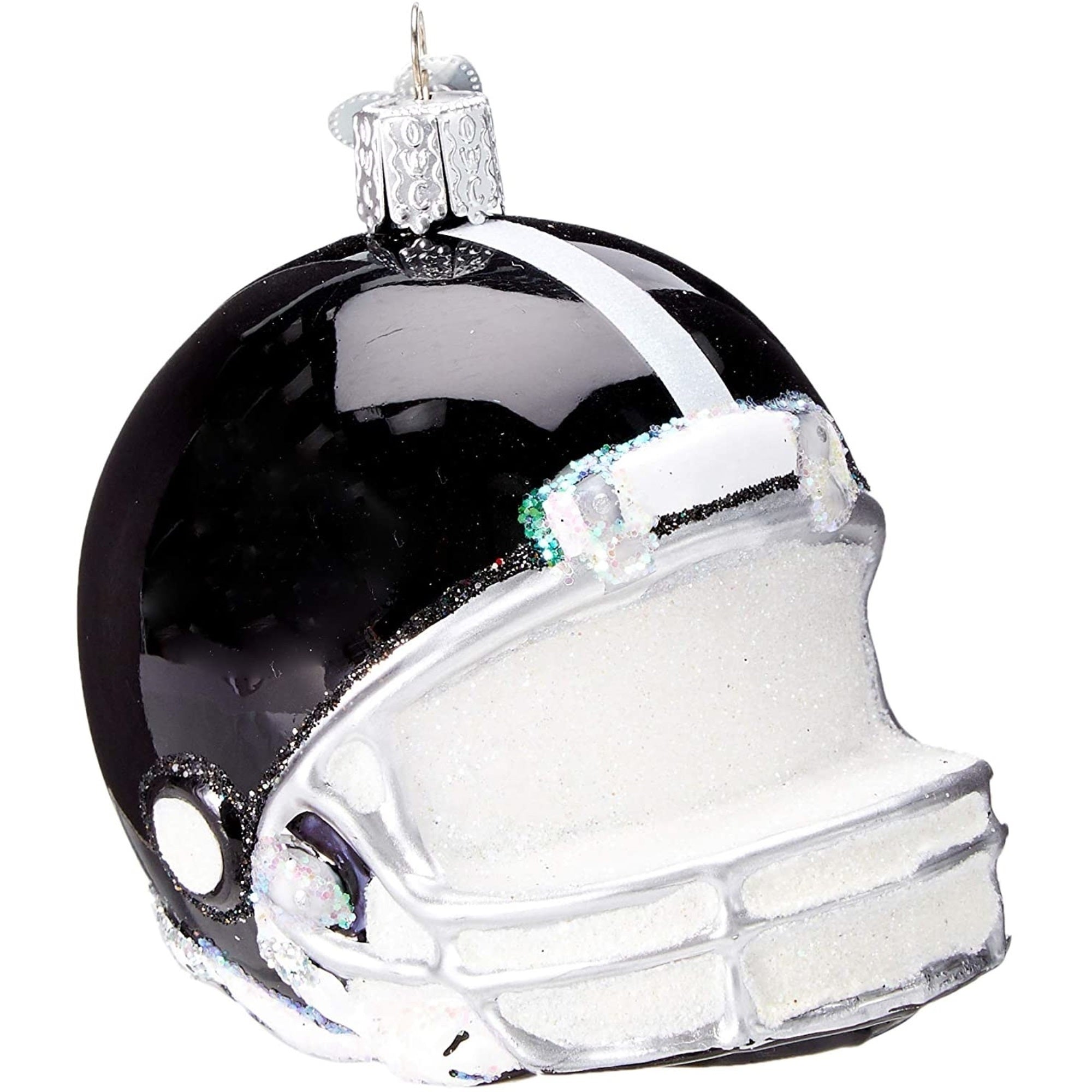 Old World Christmas Glass Blown Football Helmet Ornament