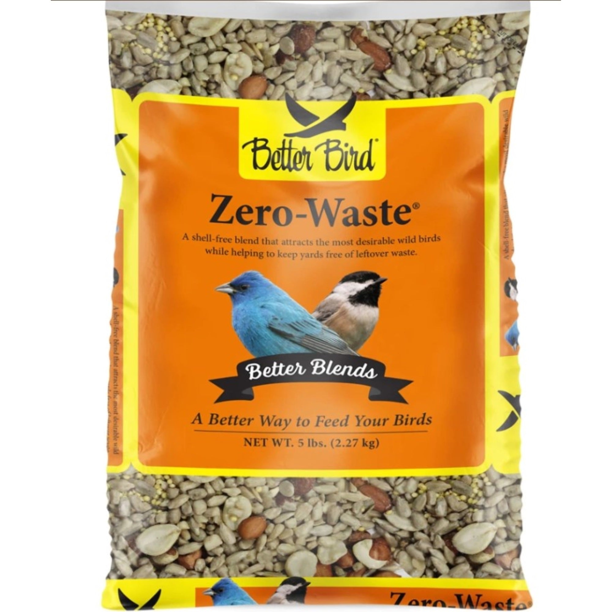 D & D Commodities Better Bird Blend, Zero-Waste Bird Seed, 5 # Bag