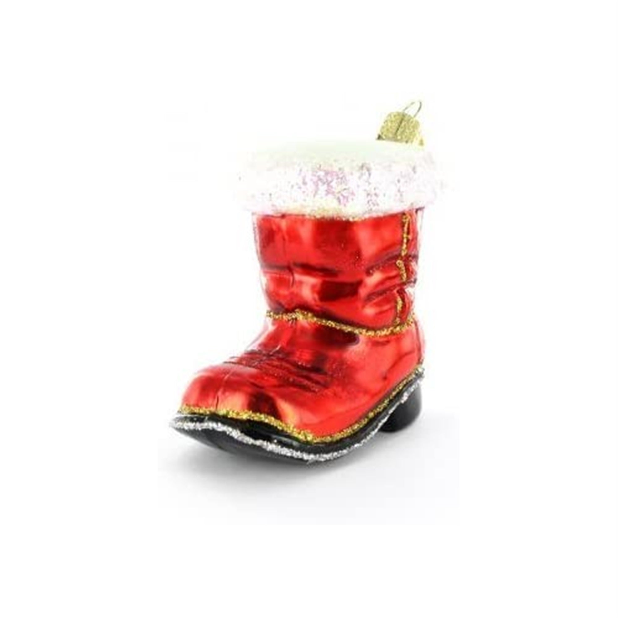 Old World Christmas Blown Glass Christmas Ornament, Santa Boot