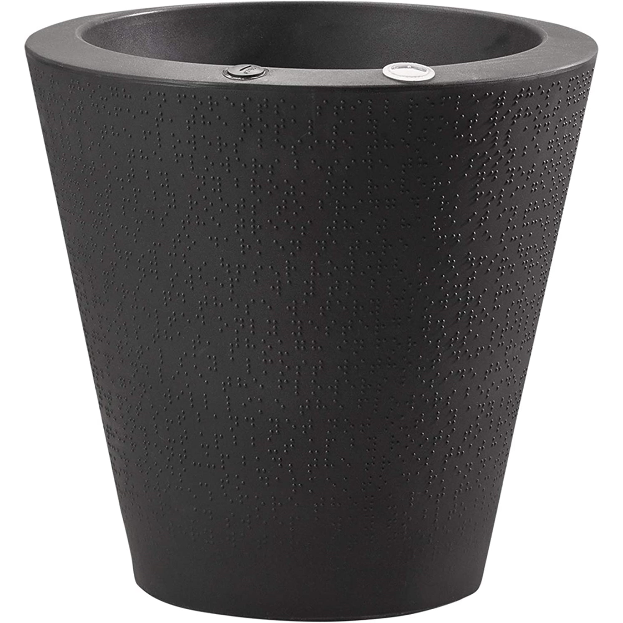 Crescent Garden Dot TruDrop Plastic Planter, Self-Watering Planter Pot