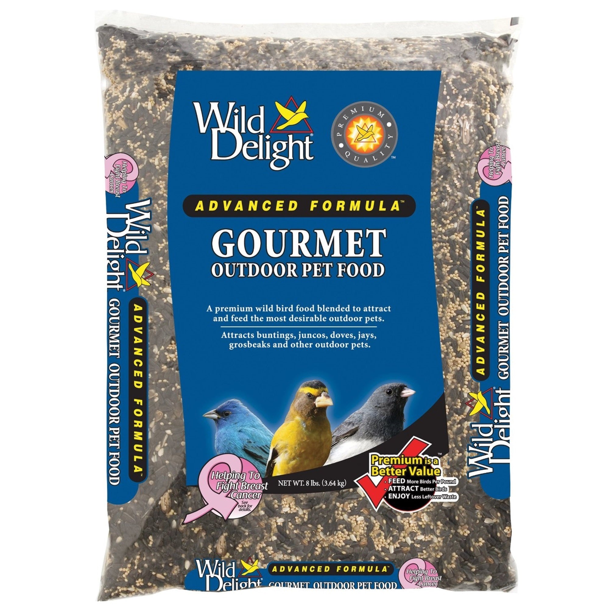 Wild Delight Gourmet Wild Bird Food 8 lbs