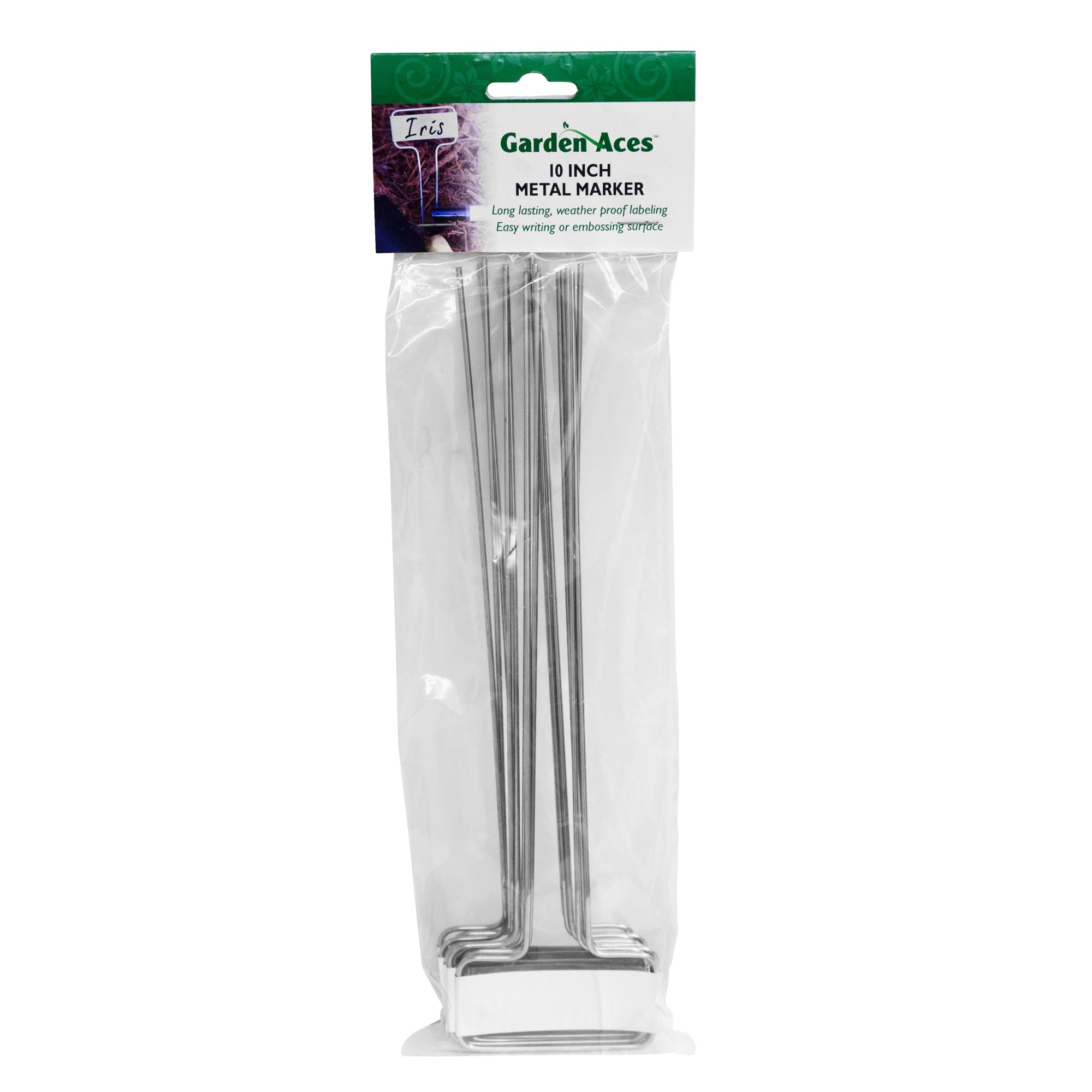 DP Industries Garden Aces Metal Marker, 10" (Pack of 8)