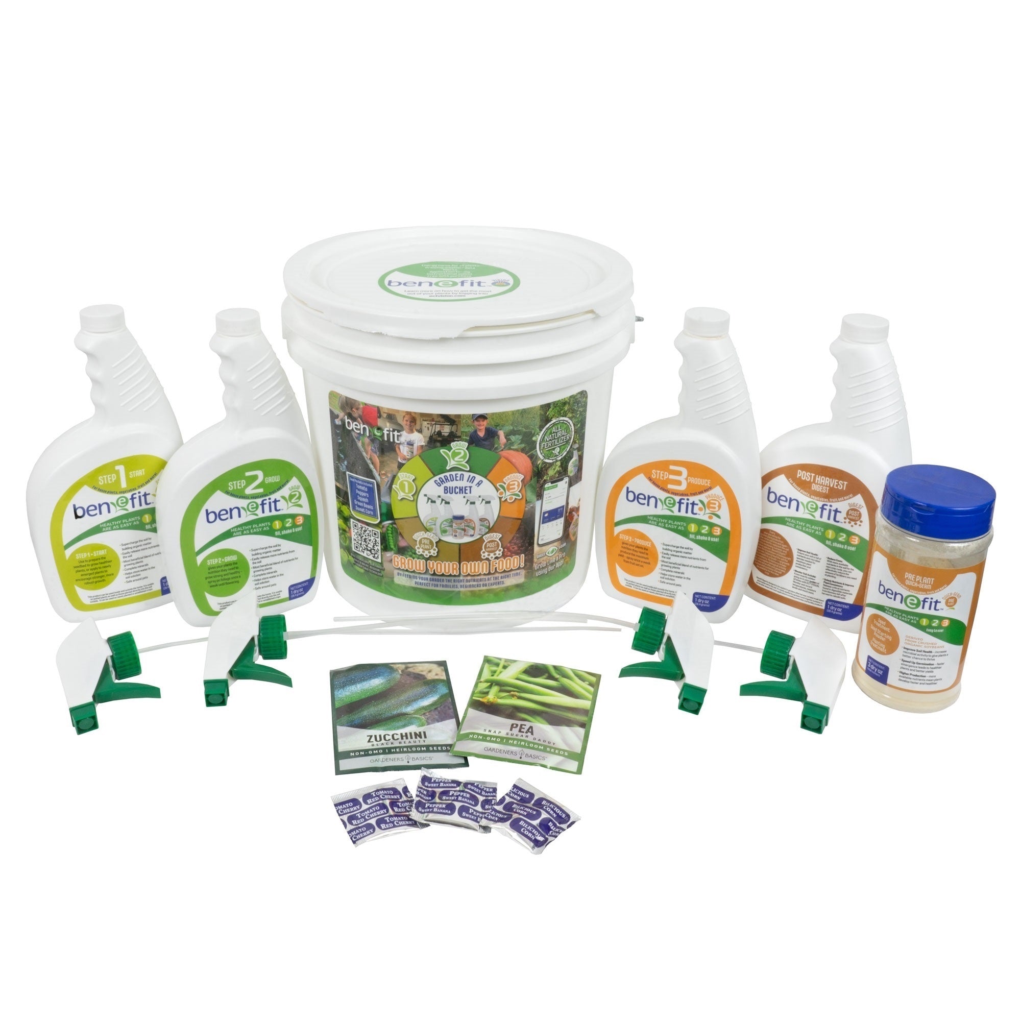 BENEFIT Garden in a Bucket Complete Biological Plant Nutrition System