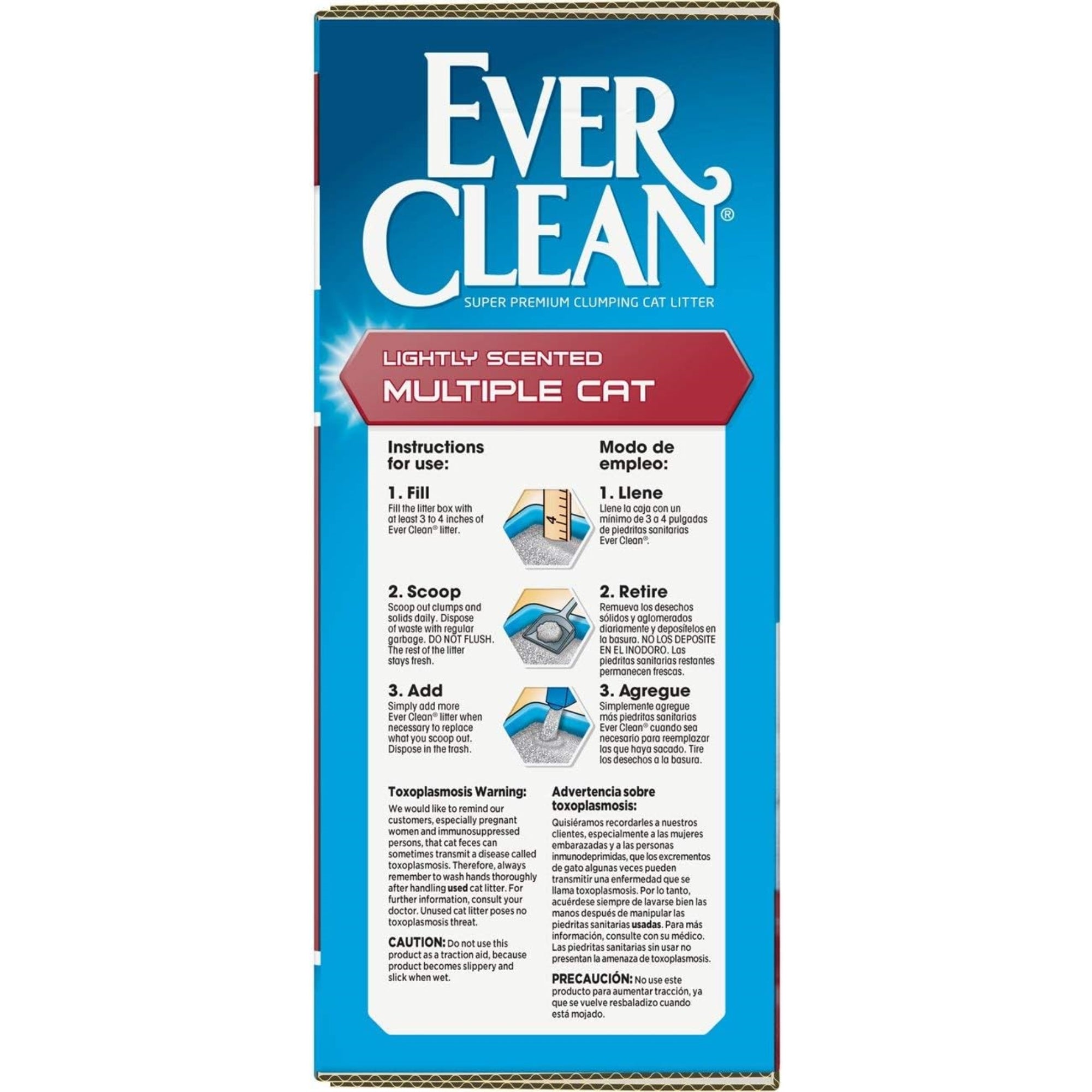 Ever Clean Lightly-Scented Multiple Cat Clumping Clay Litter, 25lb Box