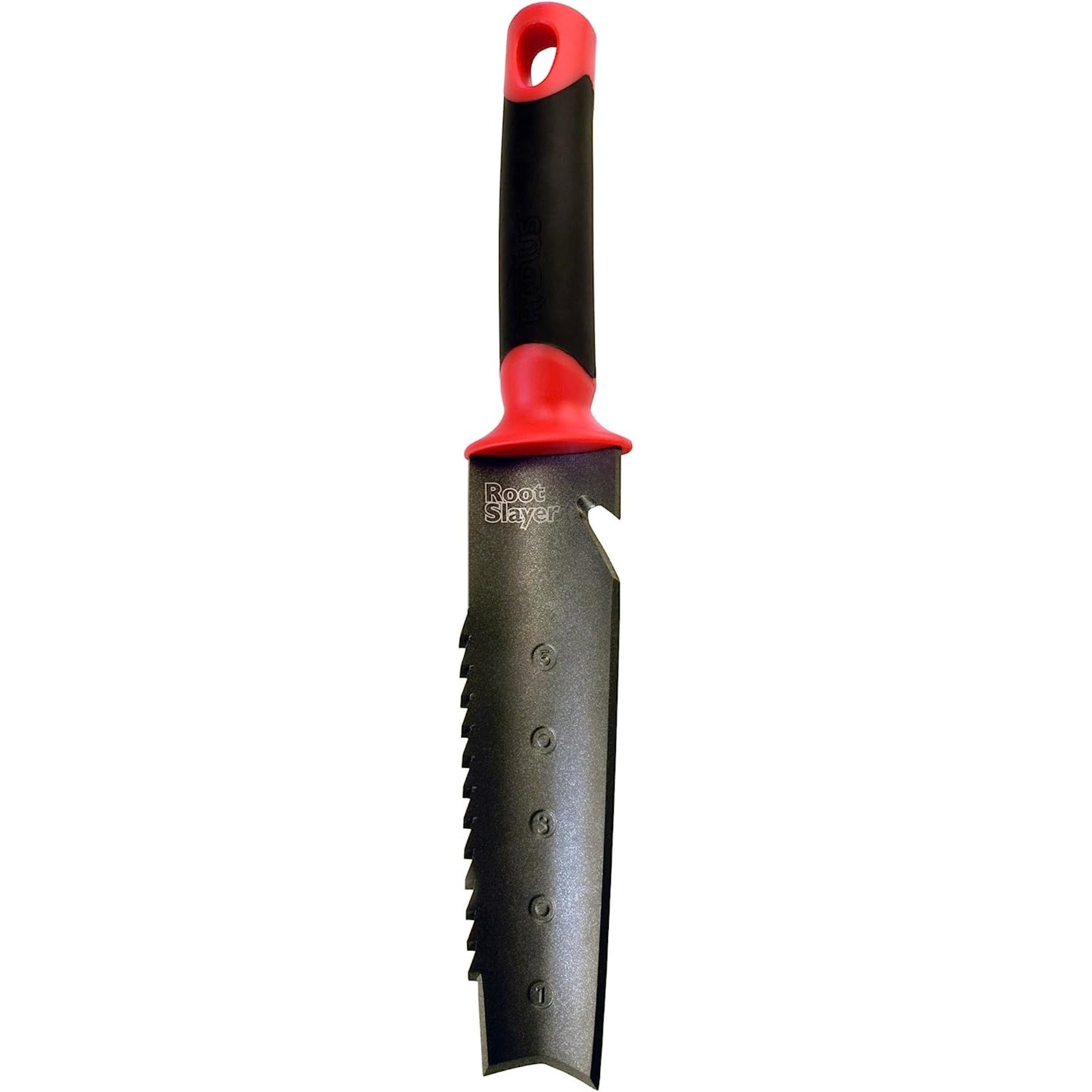Radius Garden Root Slayer Soil Knife, Carbon Steel Blade, Ergonomic Handle, 7.5" Blade
