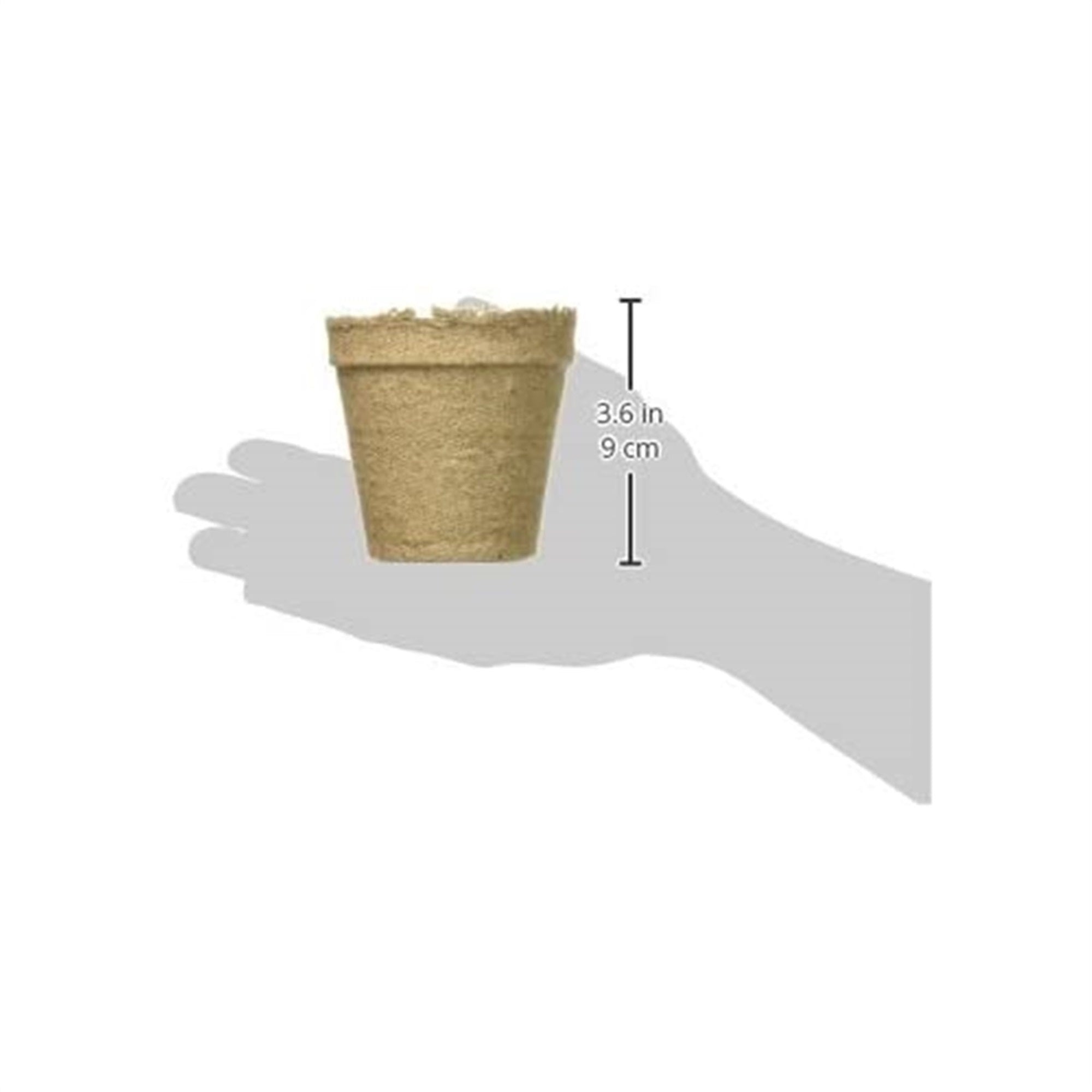 Jiffy Round Growing Medium Fertilizer Pots, 3" (10 Pack)